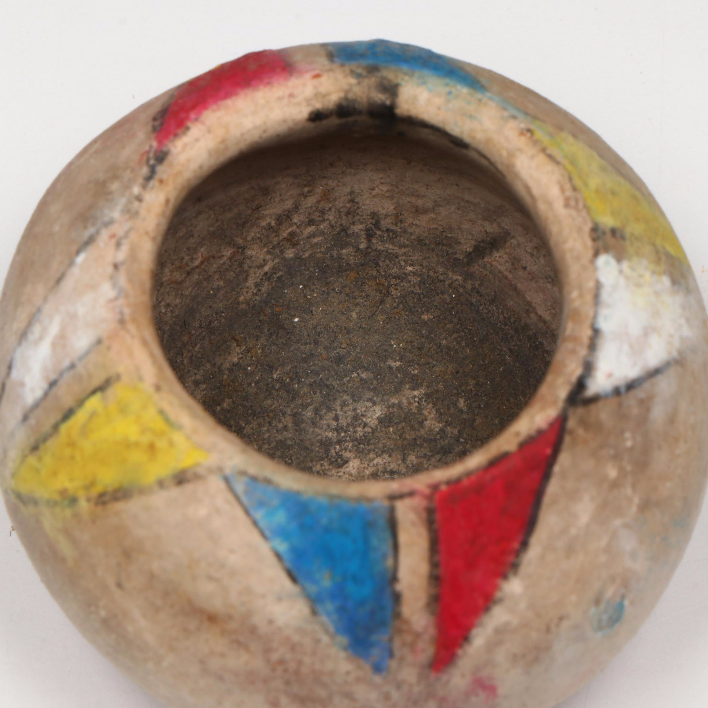 Four Indigenous Southwestern Pueblo Pottery Forms, Mid-20th Century