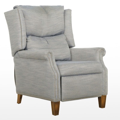 Norwalk Furniture Upholstered Recliner, Late 20th Century Norwalk Furniture Upholstered Recliner, Late 20th Century
