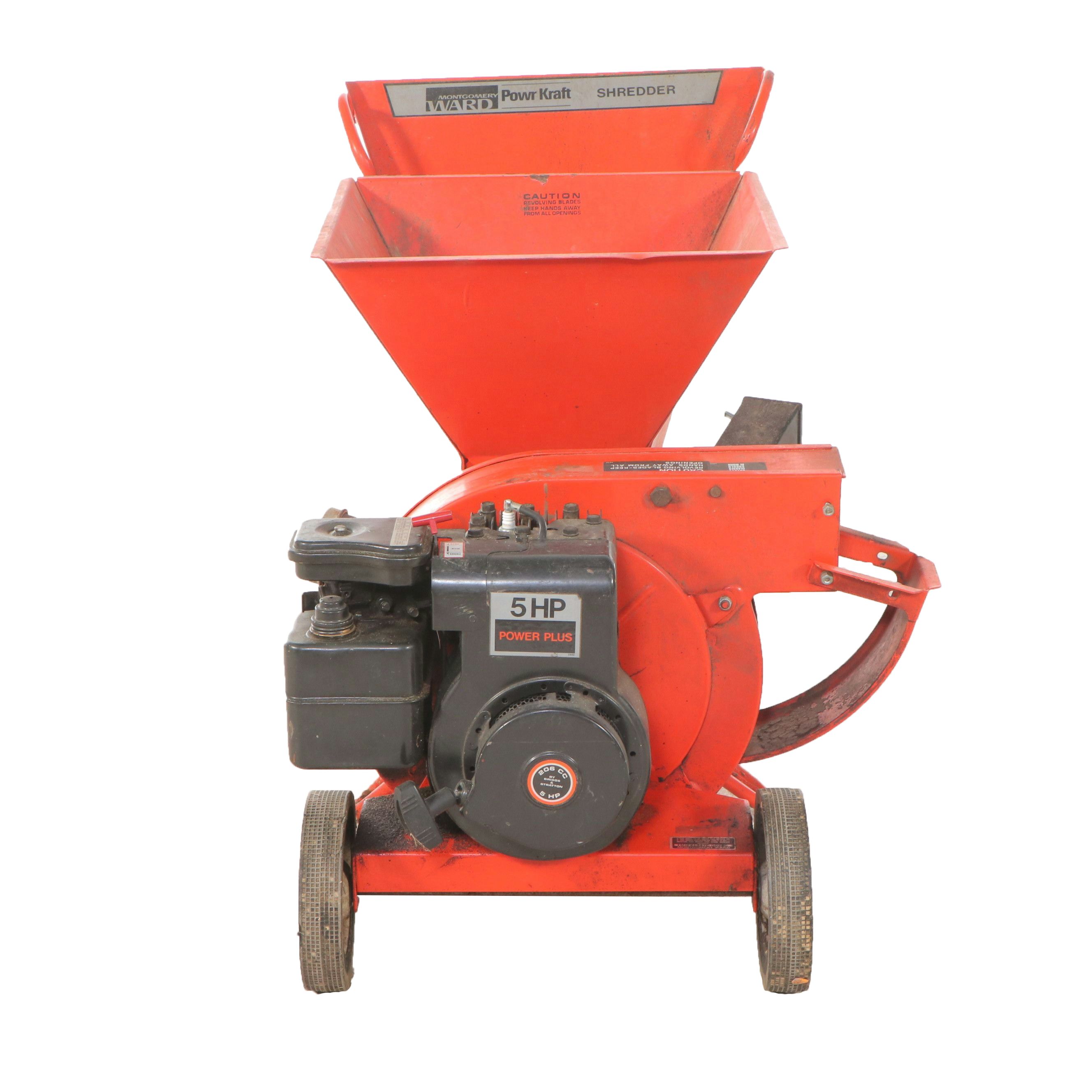 Montgomery Ward Powr Kraft Wood Chipper Shredder