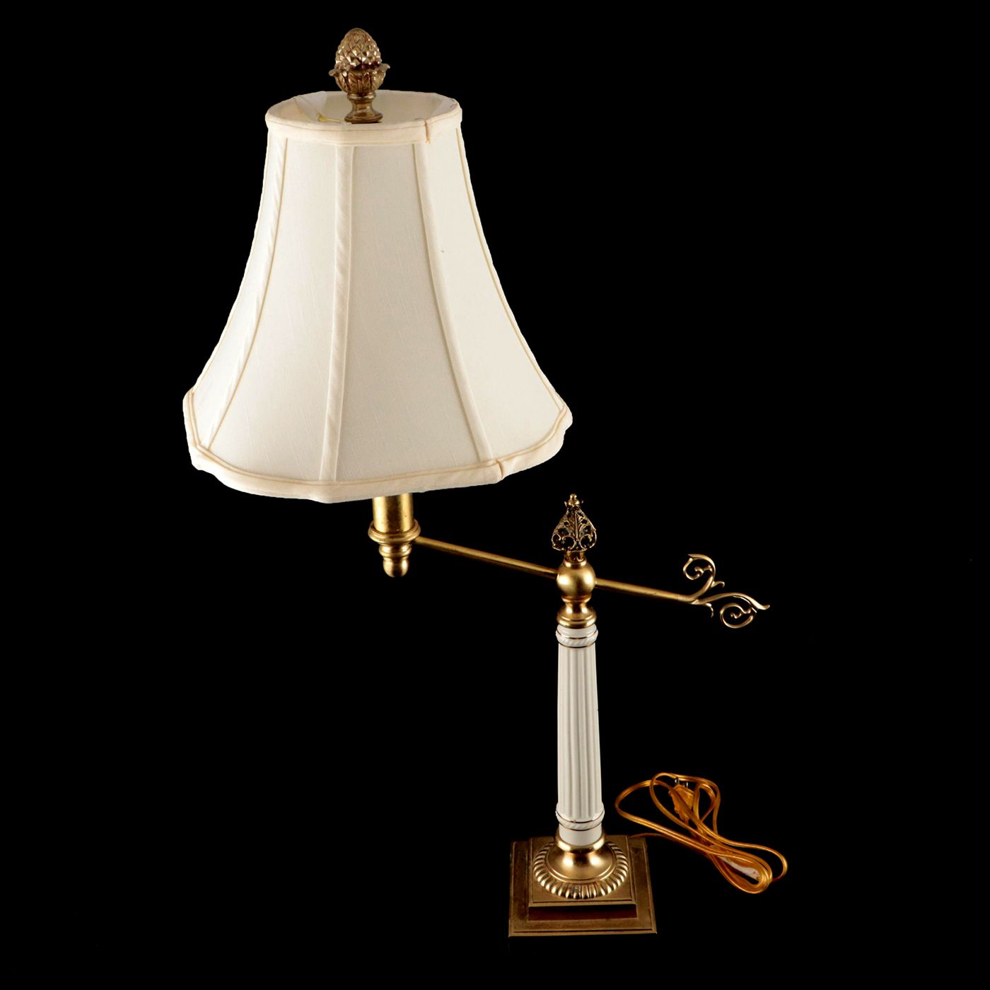 Lenox Lighting by Quoizel Stationary Arm Offset Table Lamp