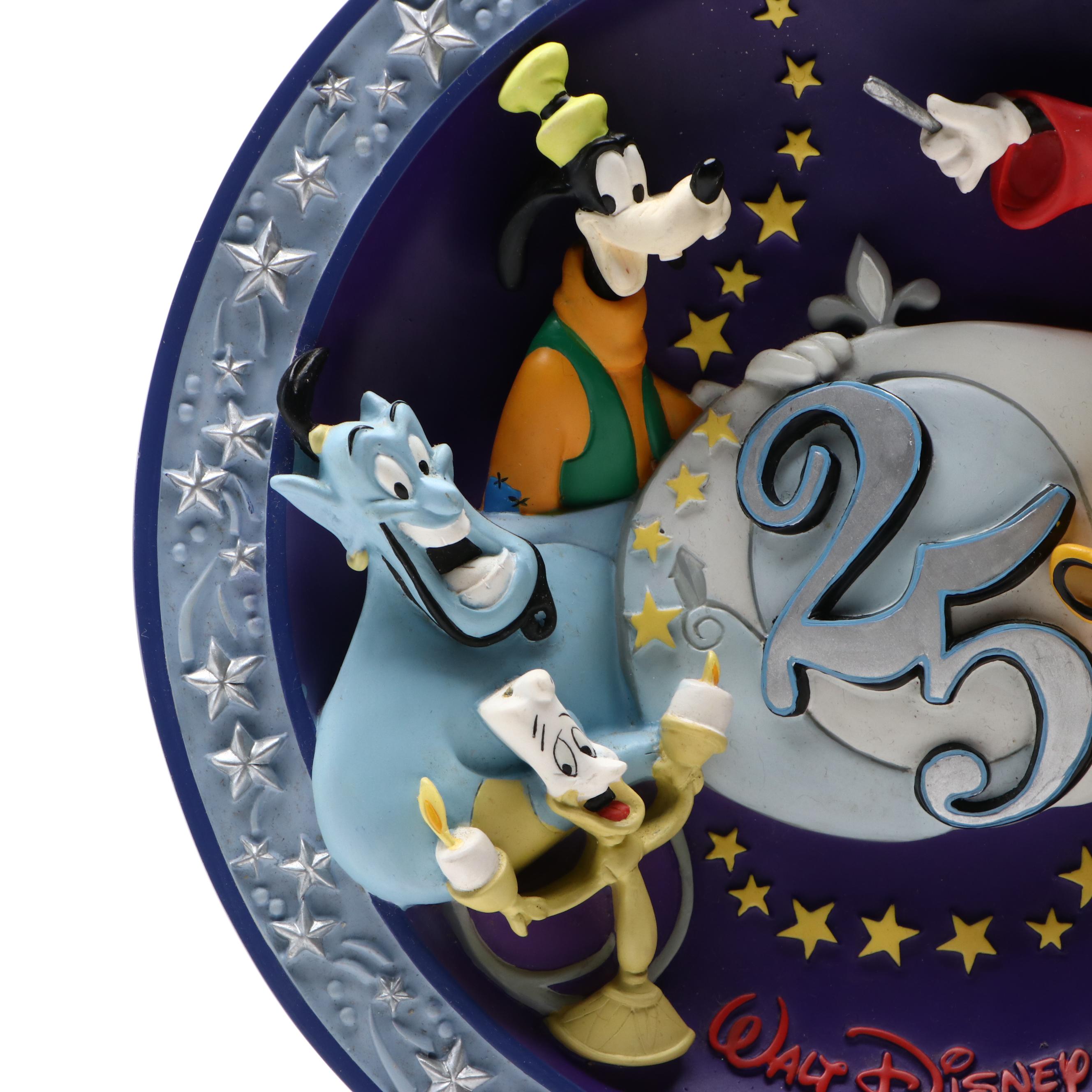 Walt Disney World 25th Anniversary "A Magical Time in a Magical Place!" Plate