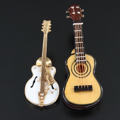 Acoustic Guitar and Electric Guitar Pins with Case Acoustic Guitar and Electric Guitar Pins with Case