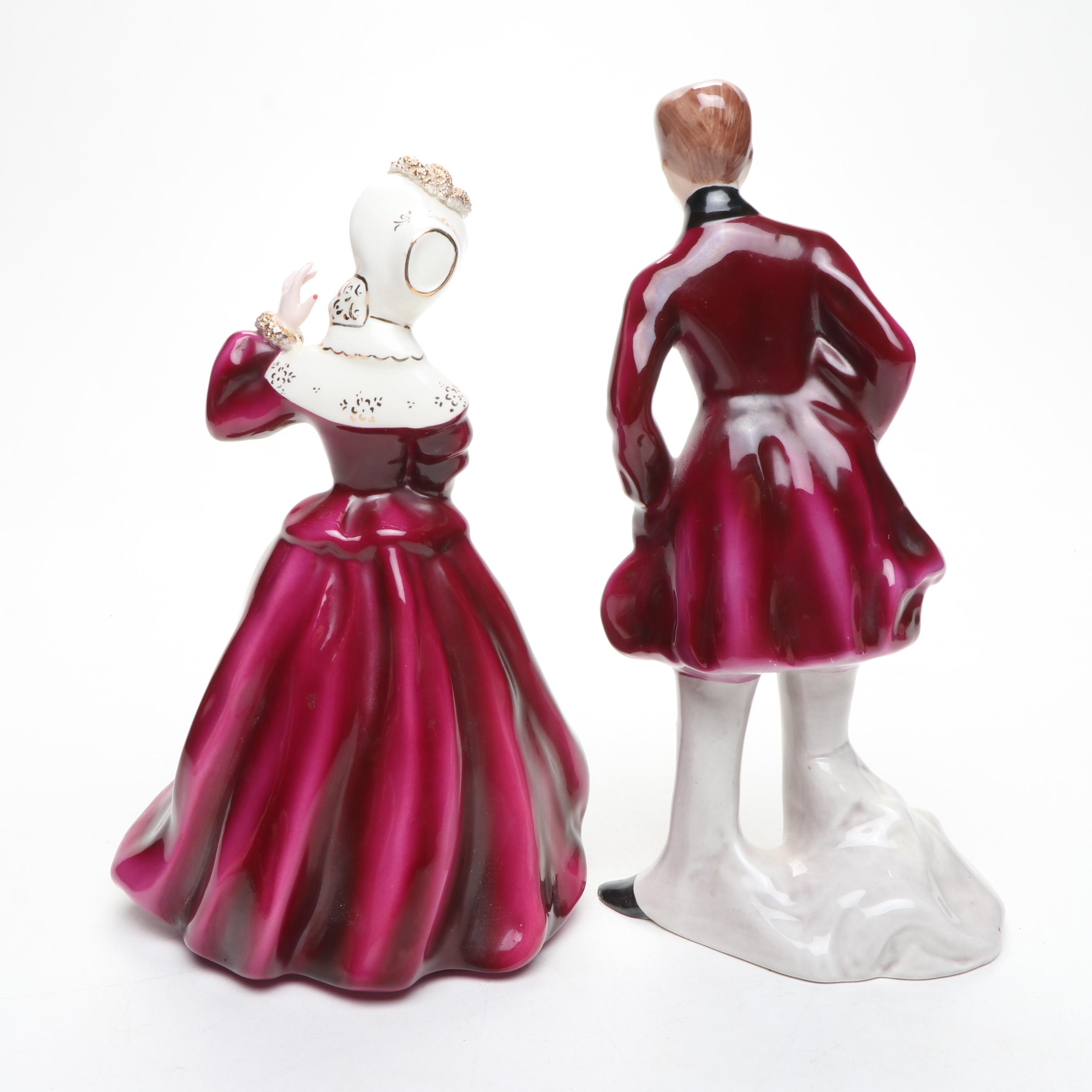 Royal Doulton Bone China and Florence Ceramics Porcelain Figurines