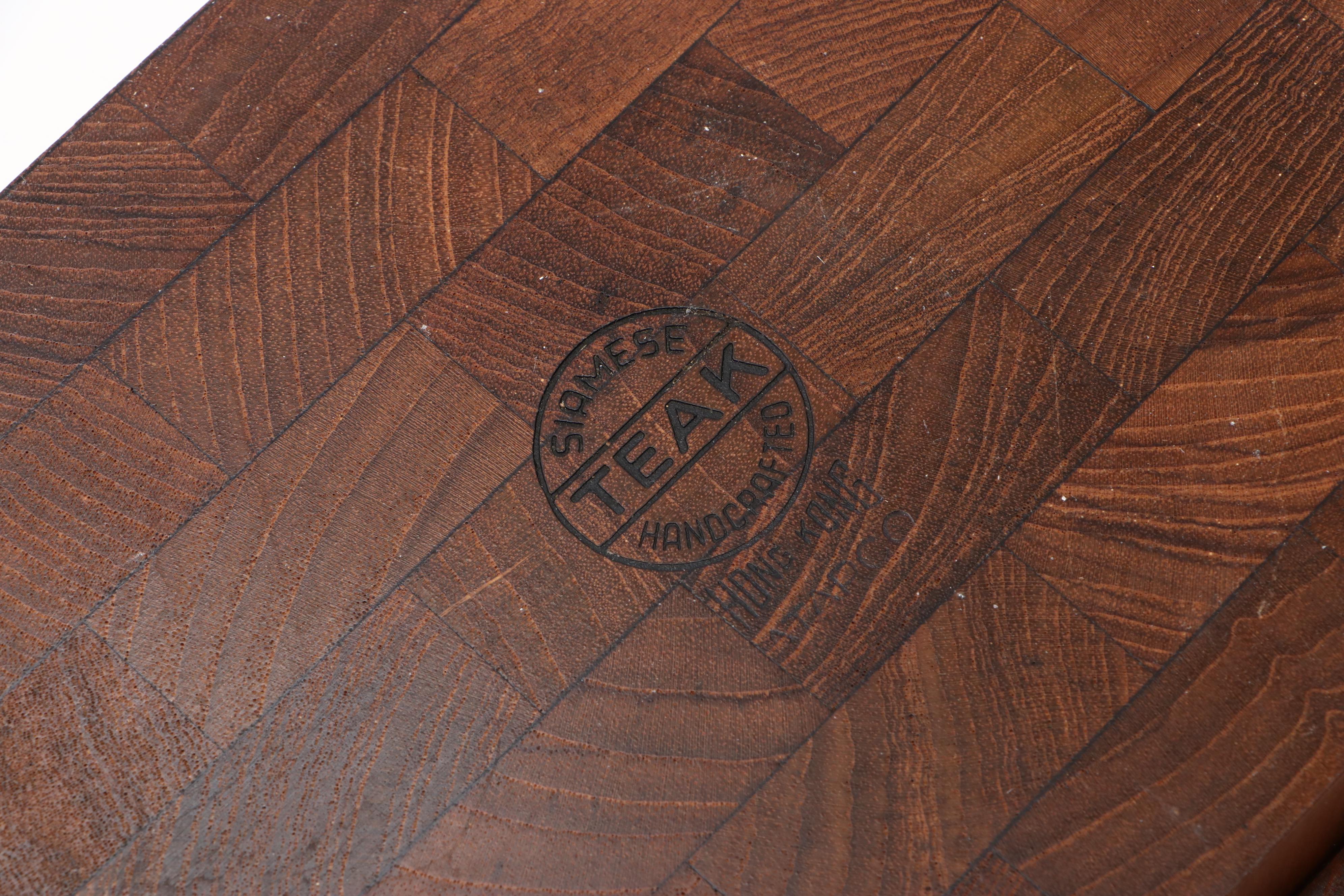 Boos Block, Siamese Teak with Other Handcrafted Wooden Serving Boards and Tray