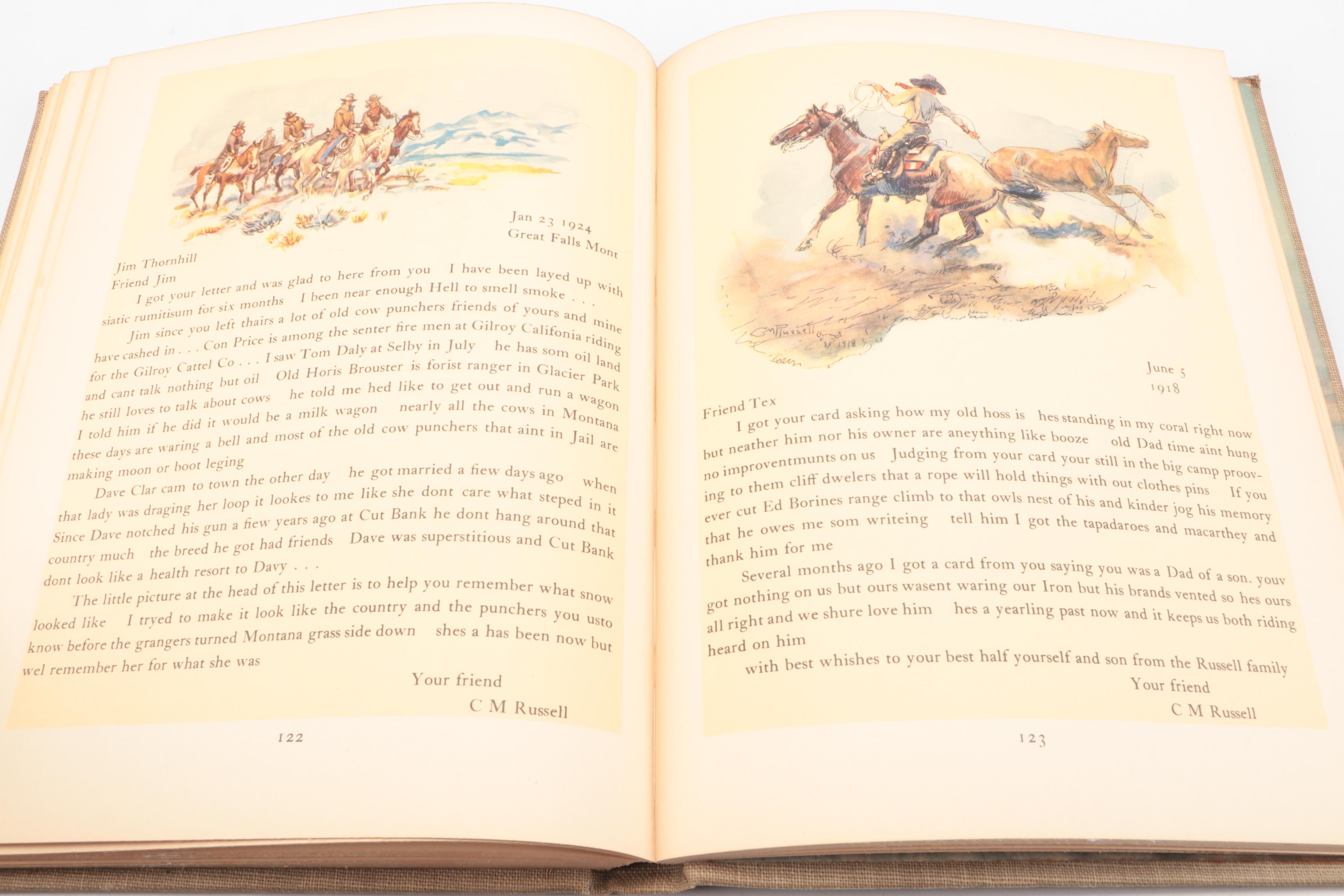 Illustrated "Good Medicine: Memories of the Real West" by Charles M. Russell