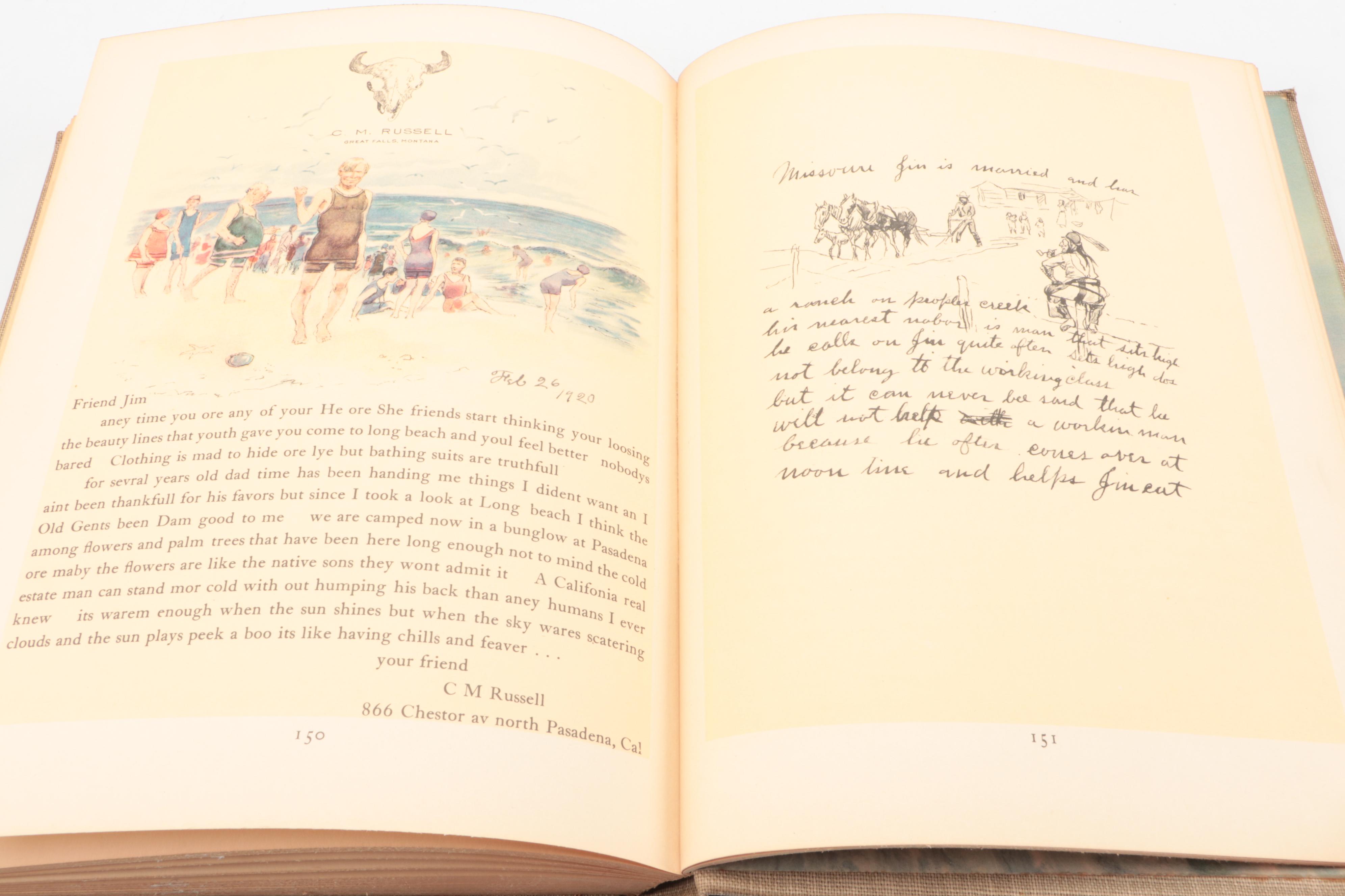 Illustrated "Good Medicine: Memories of the Real West" by Charles M. Russell