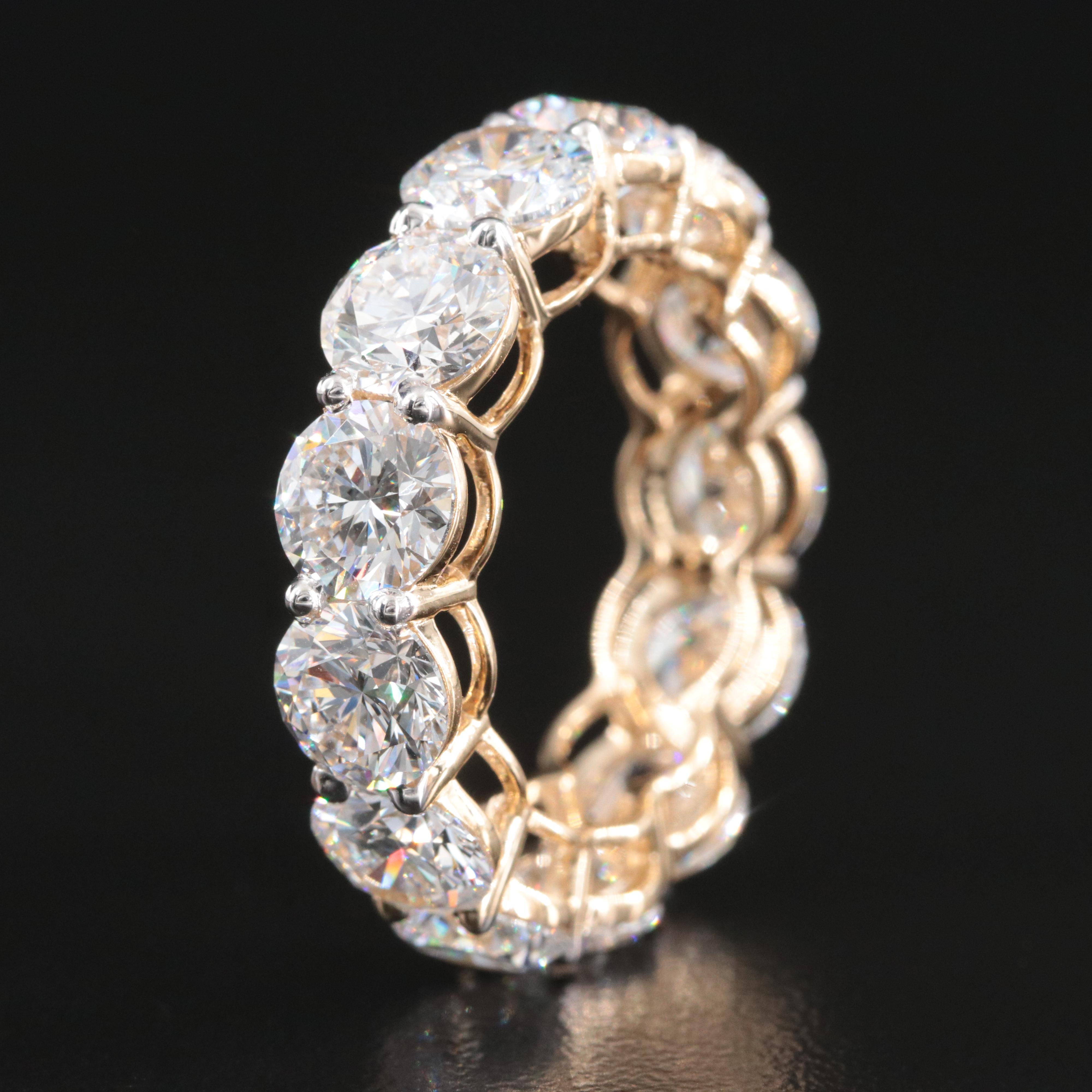 14K 11.76 CTW Lab Grown Diamond Eternity Band