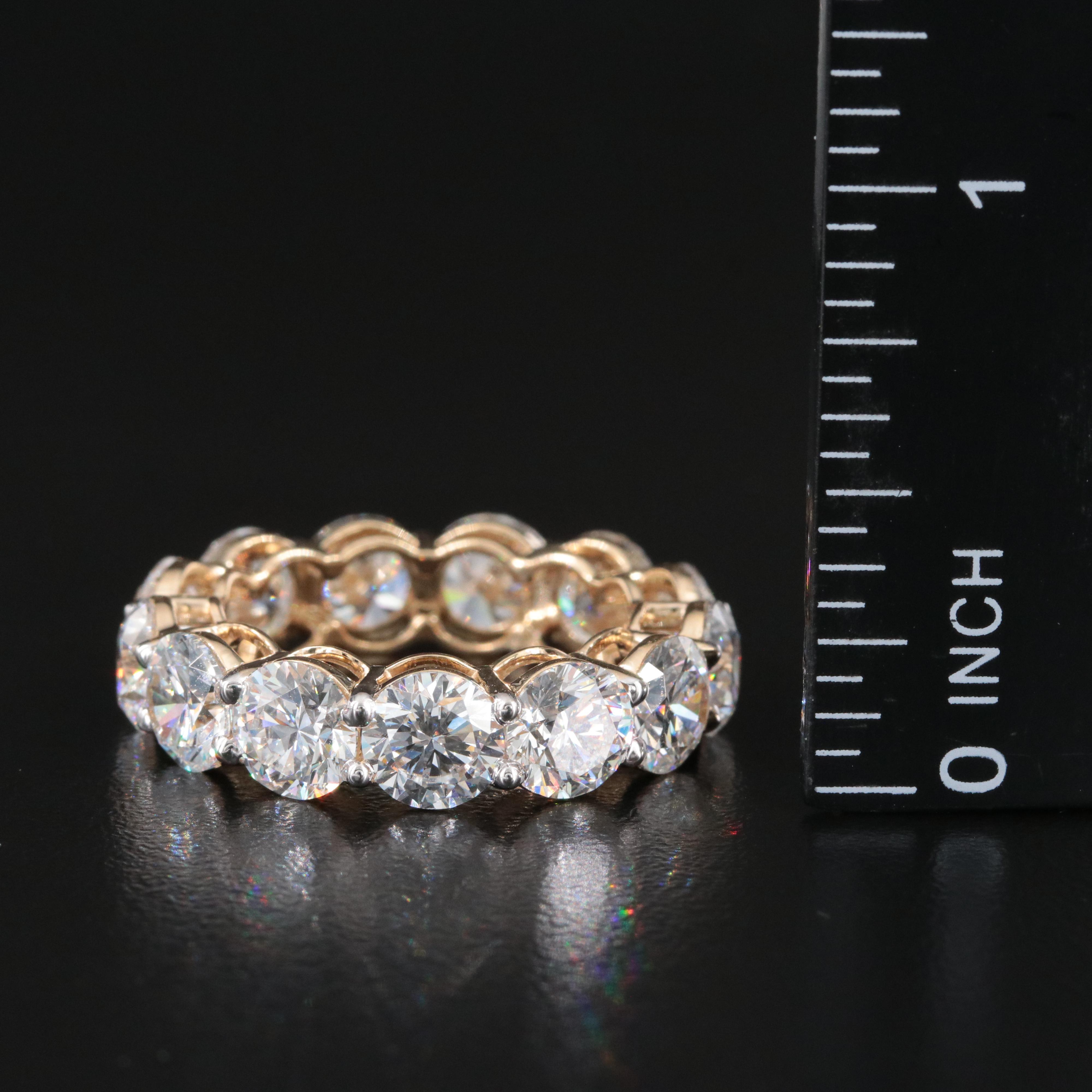 14K 11.76 CTW Lab Grown Diamond Eternity Band