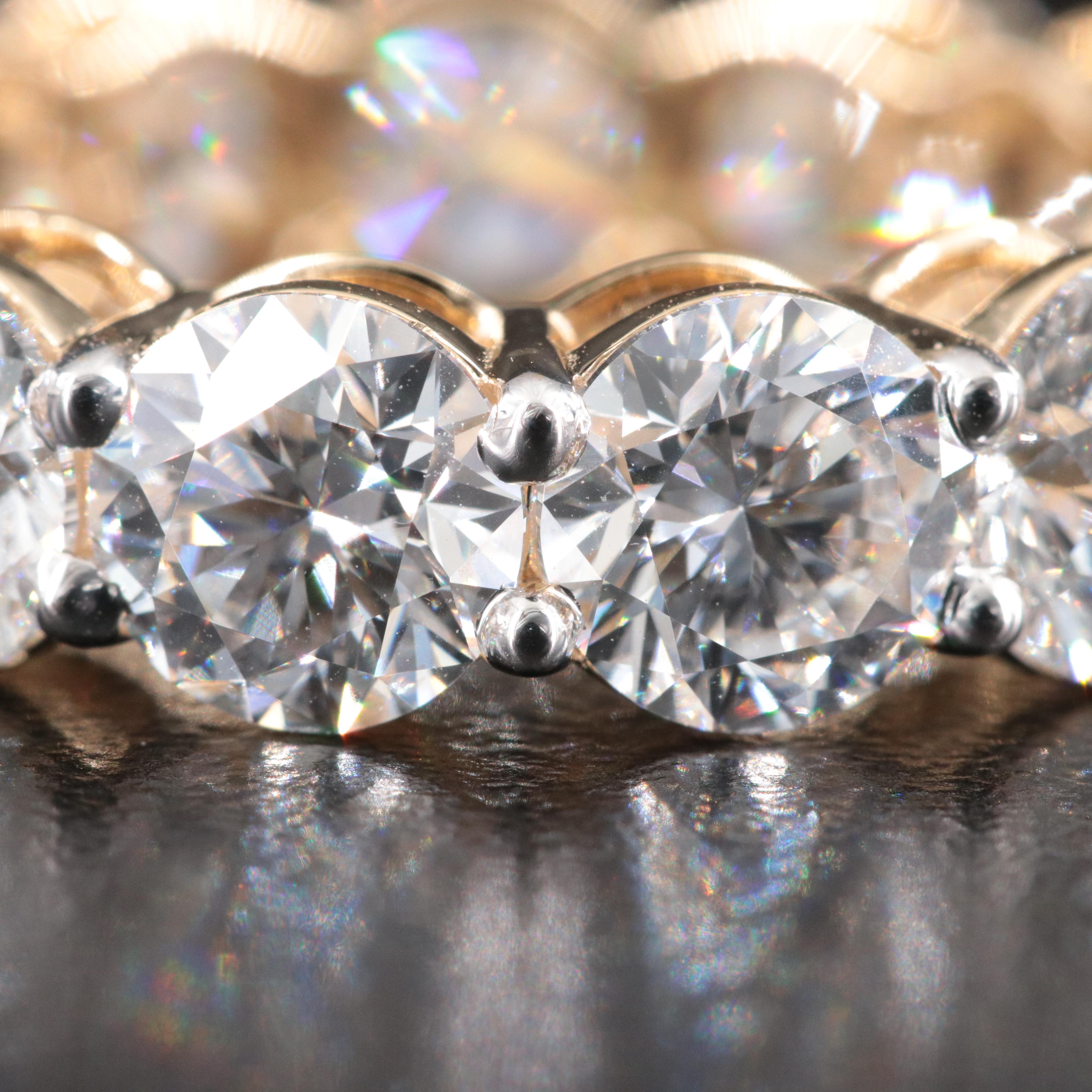 14K 11.76 CTW Lab Grown Diamond Eternity Band