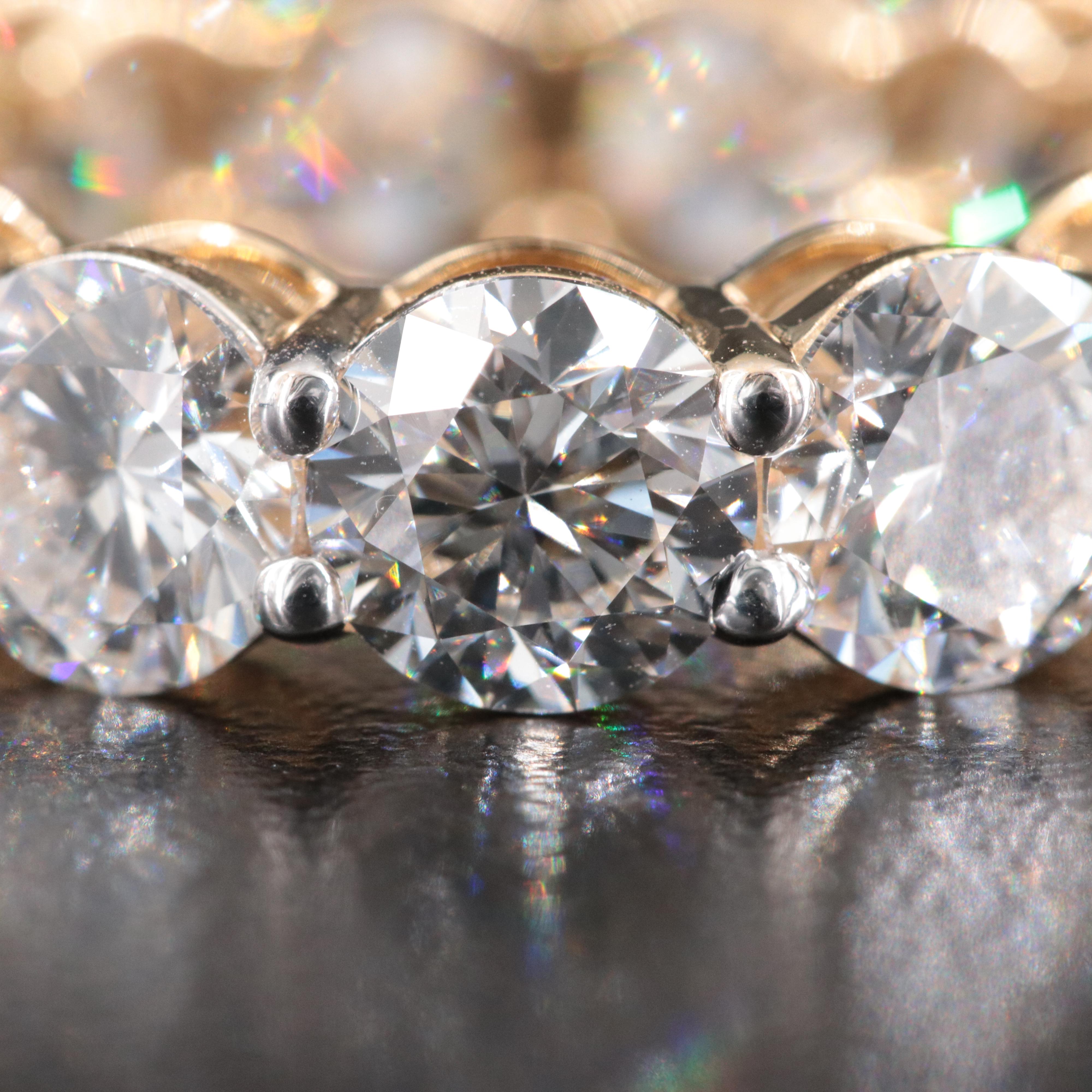 14K 11.76 CTW Lab Grown Diamond Eternity Band