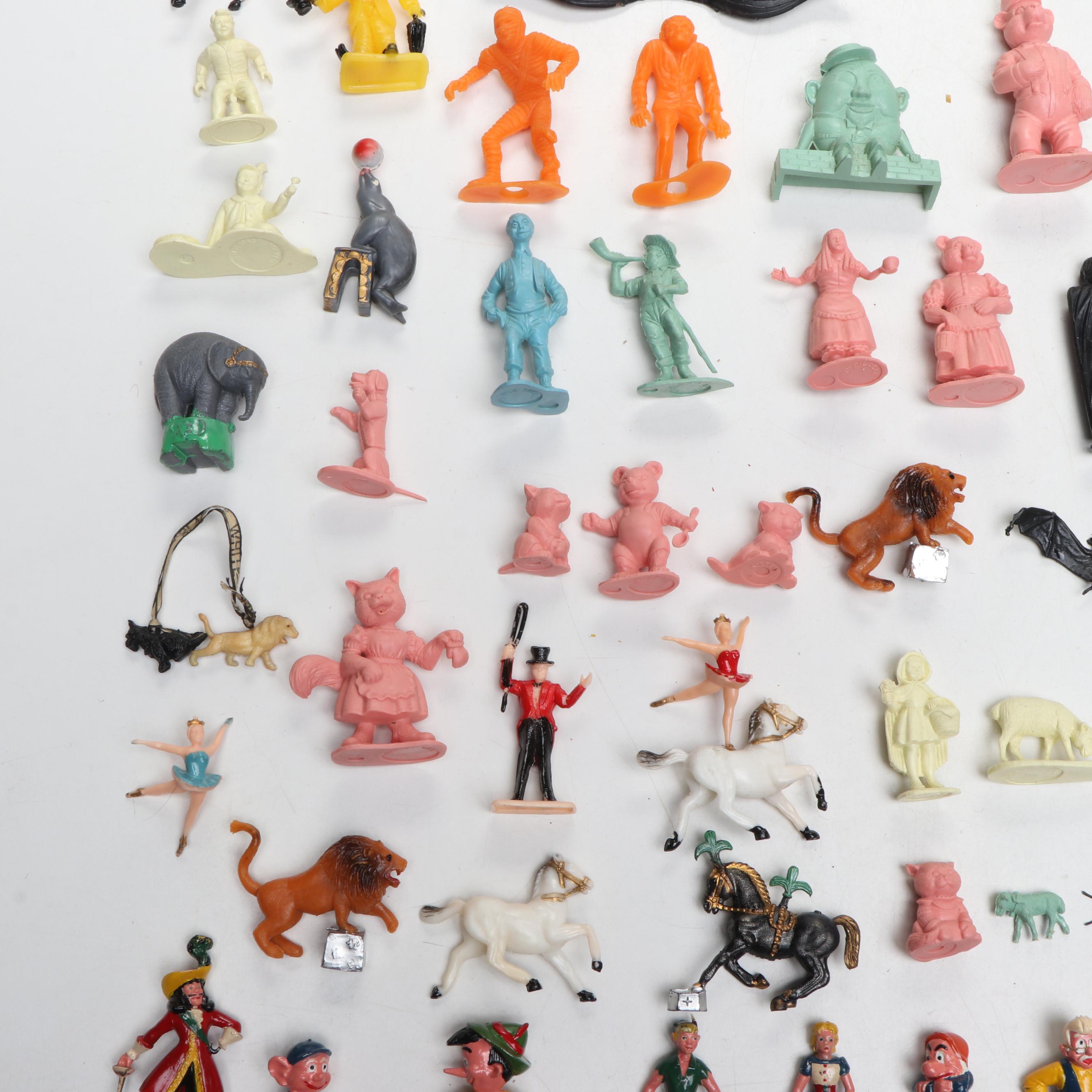 Disney, Popeye, and Other Vintage Assorted Miniature Figurines