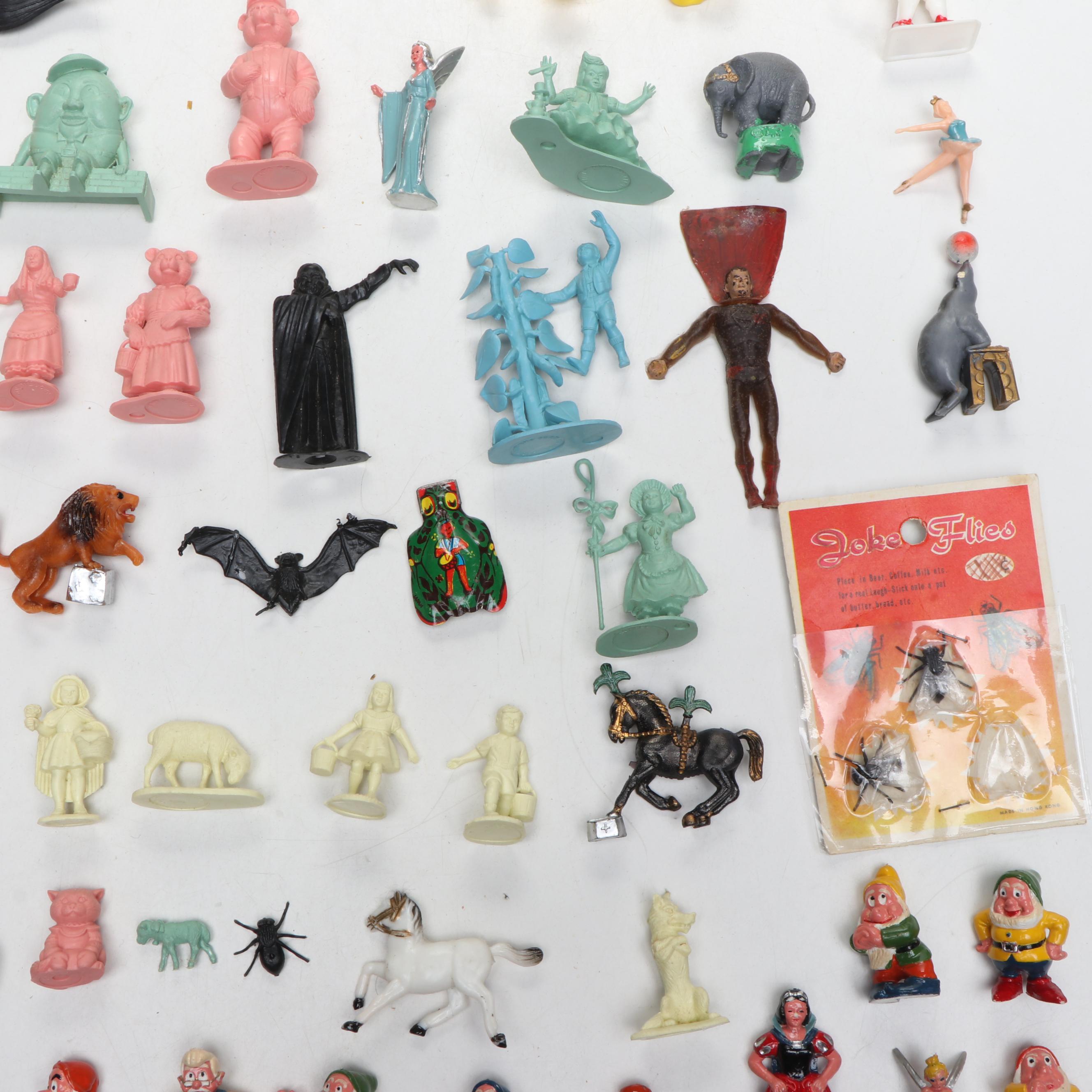 Disney, Popeye, and Other Vintage Assorted Miniature Figurines