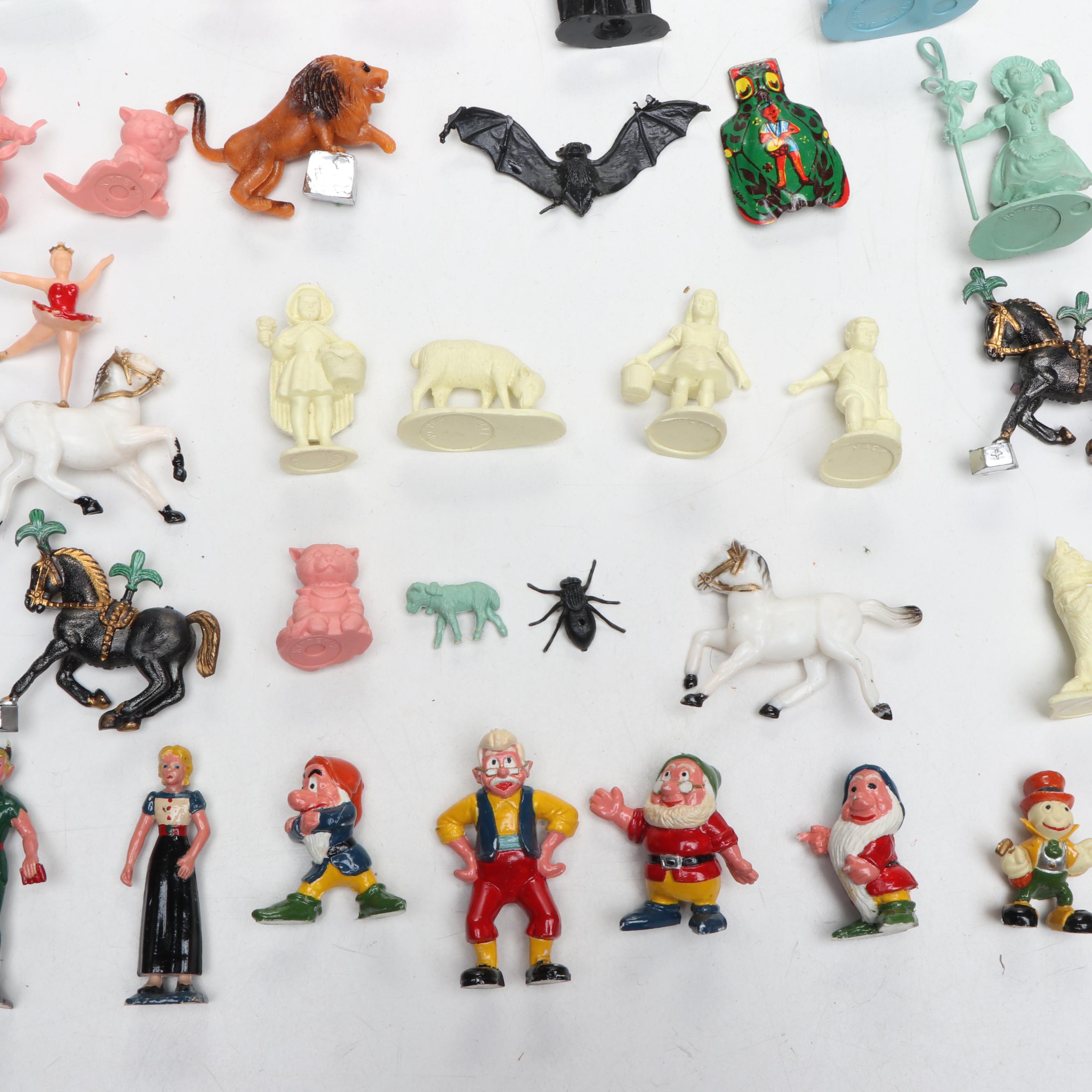 Disney, Popeye, and Other Vintage Assorted Miniature Figurines