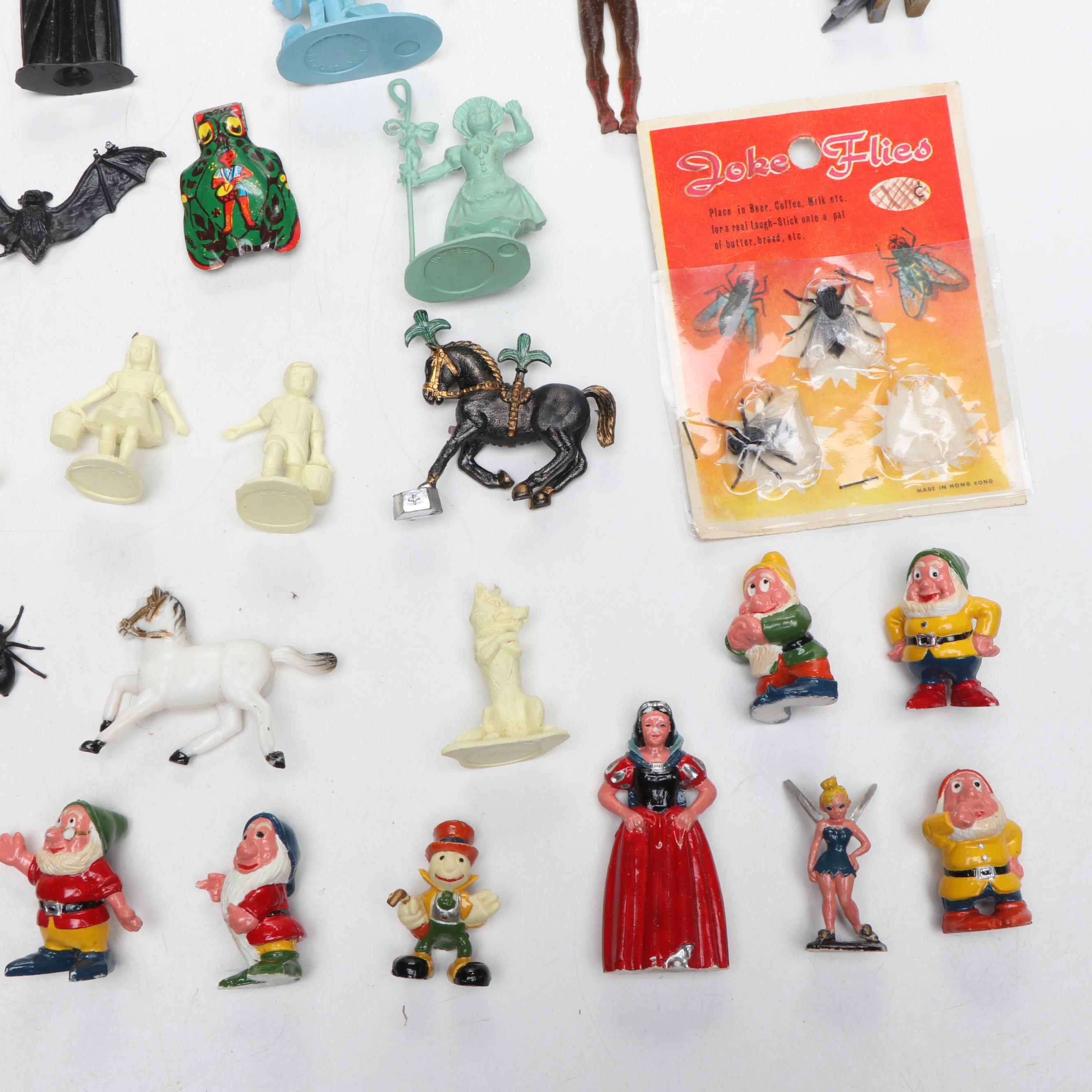 Disney, Popeye, and Other Vintage Assorted Miniature Figurines