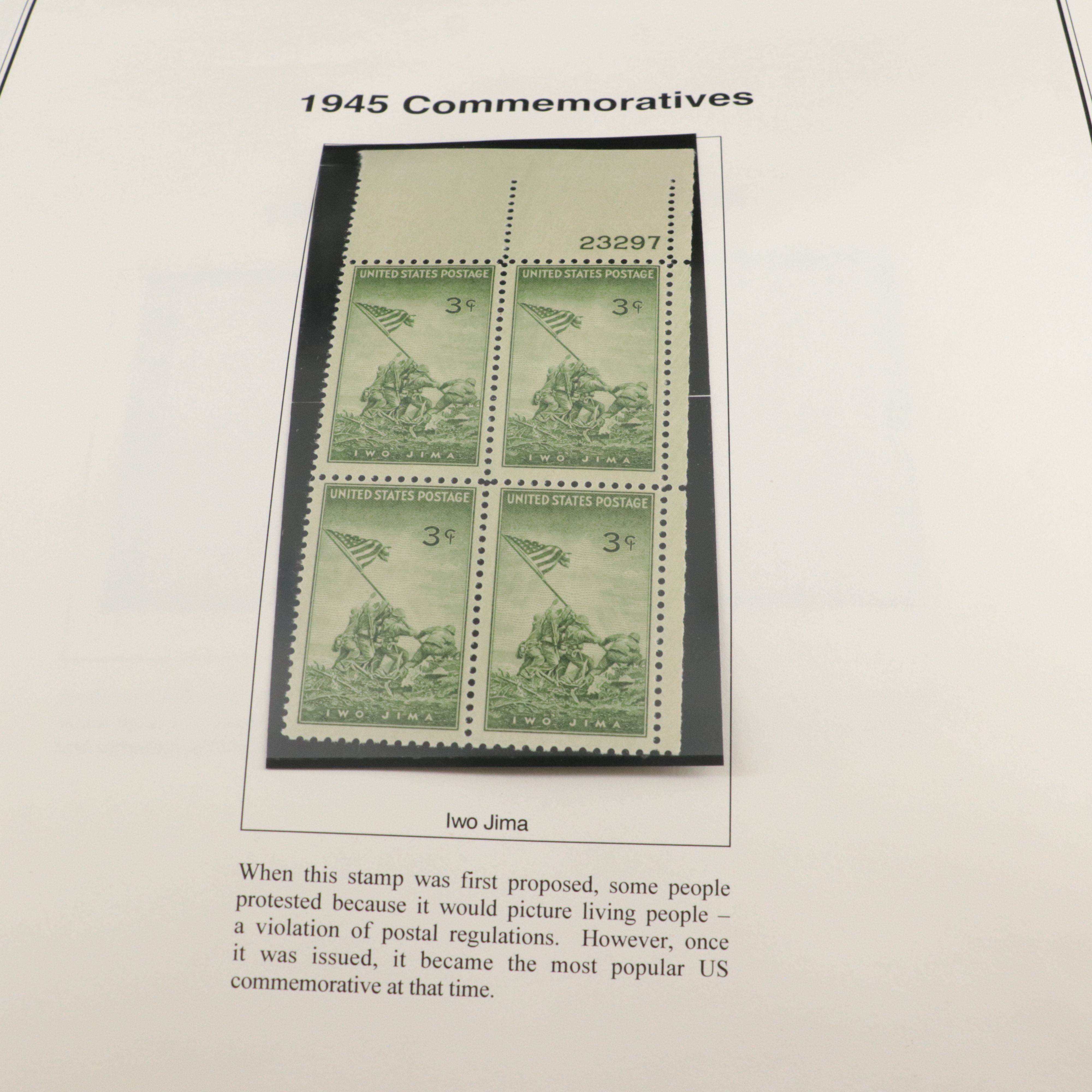 Canal Zone Postage Stamp Collection and U.S. Plate Block Collection