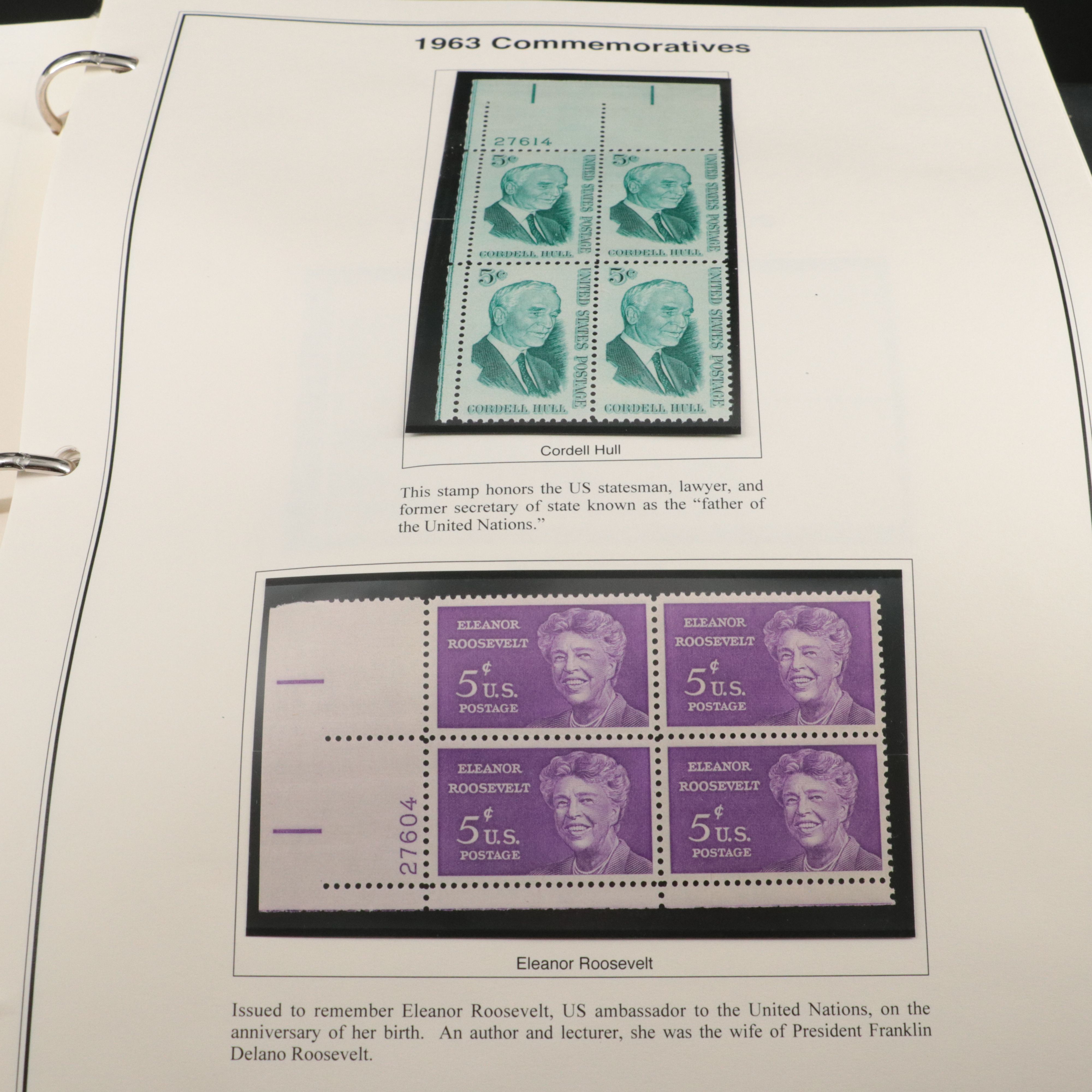 Canal Zone Postage Stamp Collection and U.S. Plate Block Collection