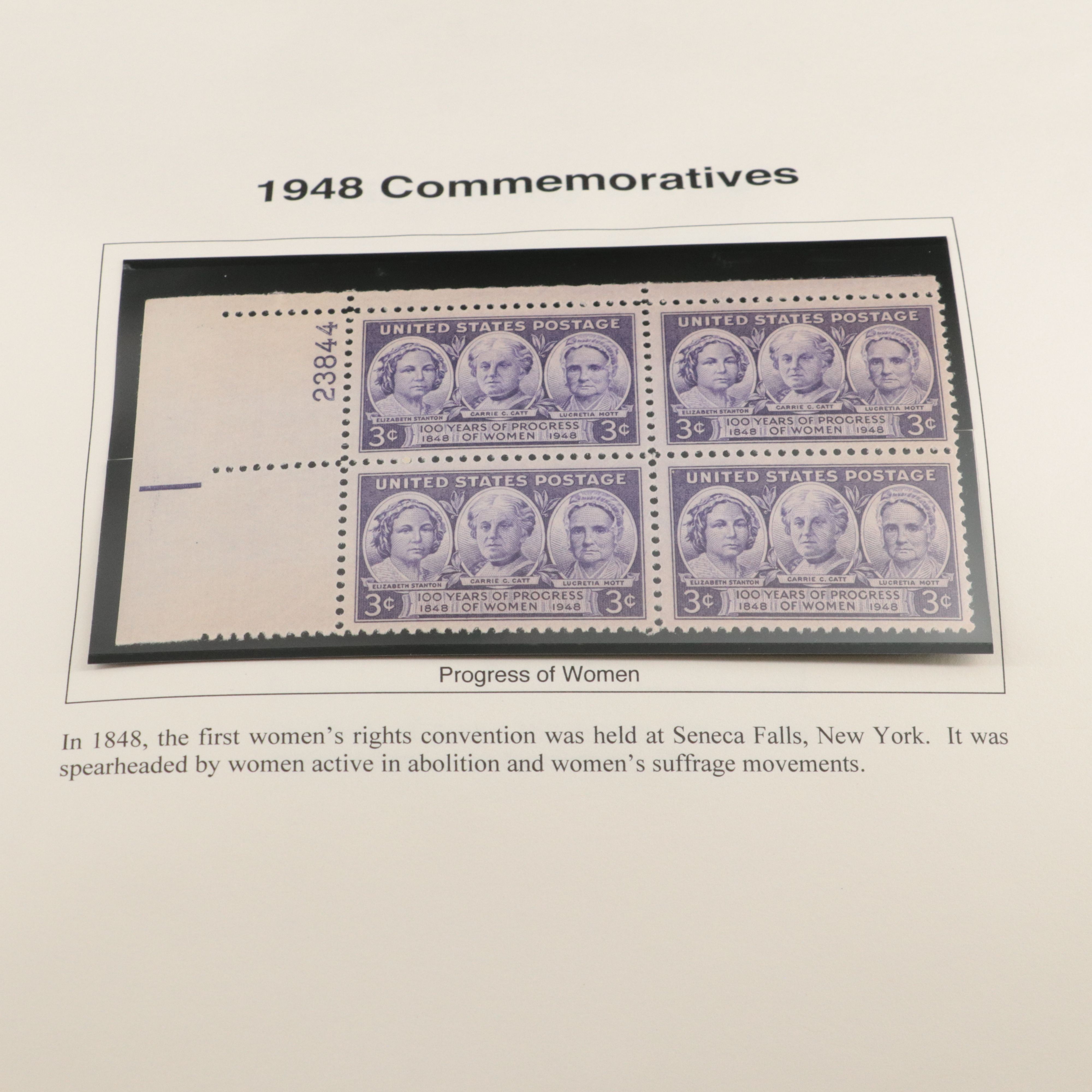 Canal Zone Postage Stamp Collection and U.S. Plate Block Collection