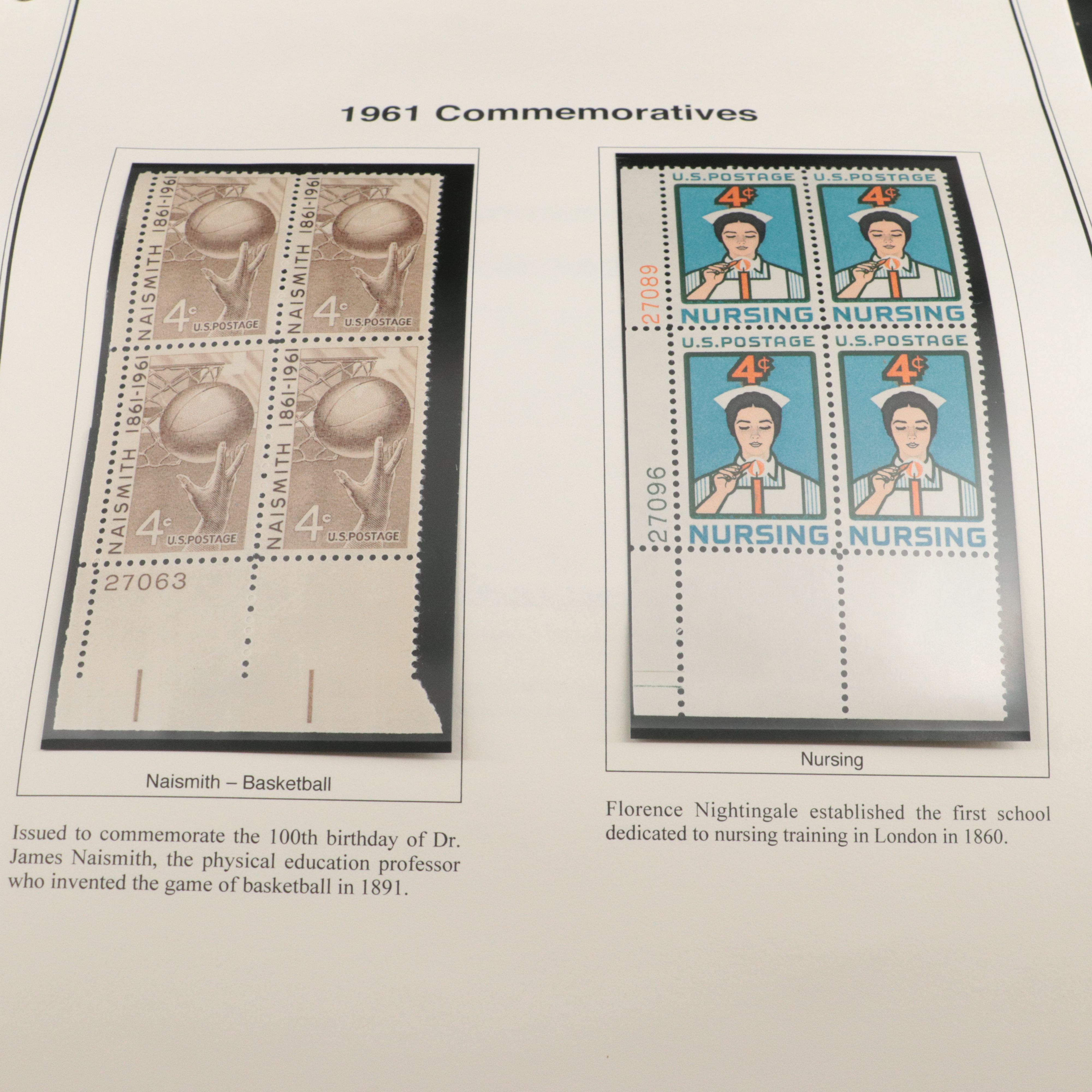 Canal Zone Postage Stamp Collection and U.S. Plate Block Collection