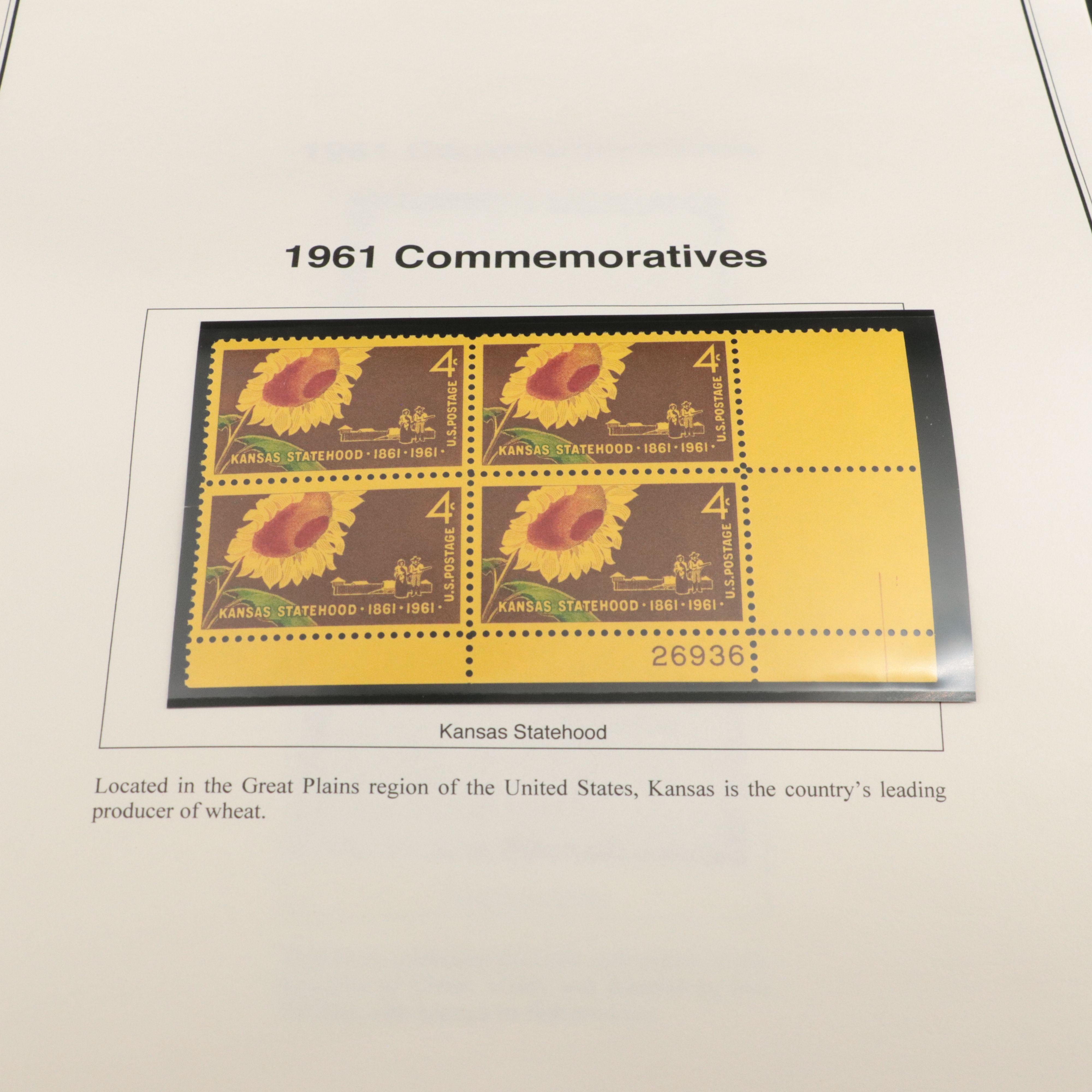 Canal Zone Postage Stamp Collection and U.S. Plate Block Collection