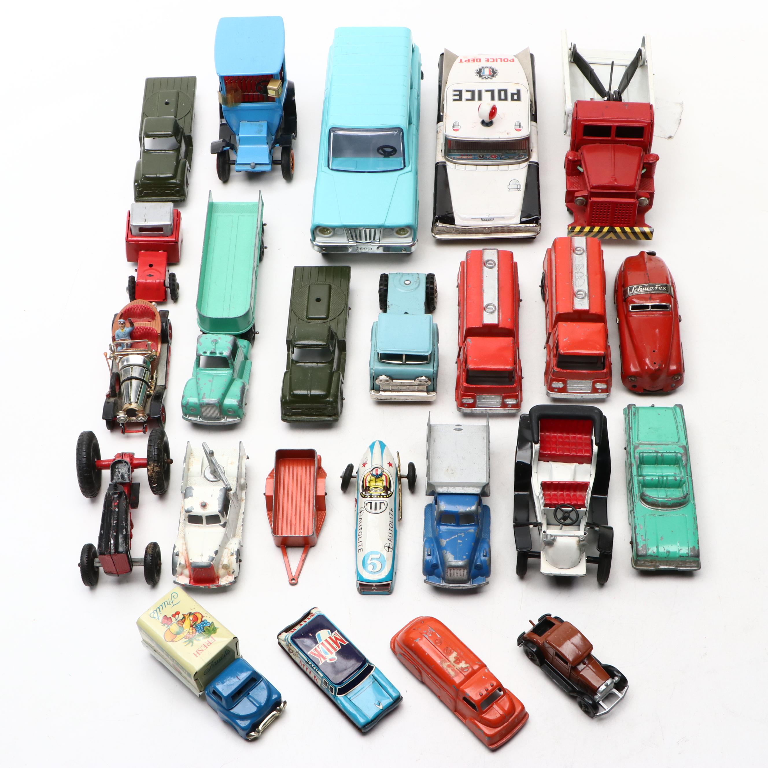 Tootsie Toys, Schuco, and More Diecast Cars and Vehicles