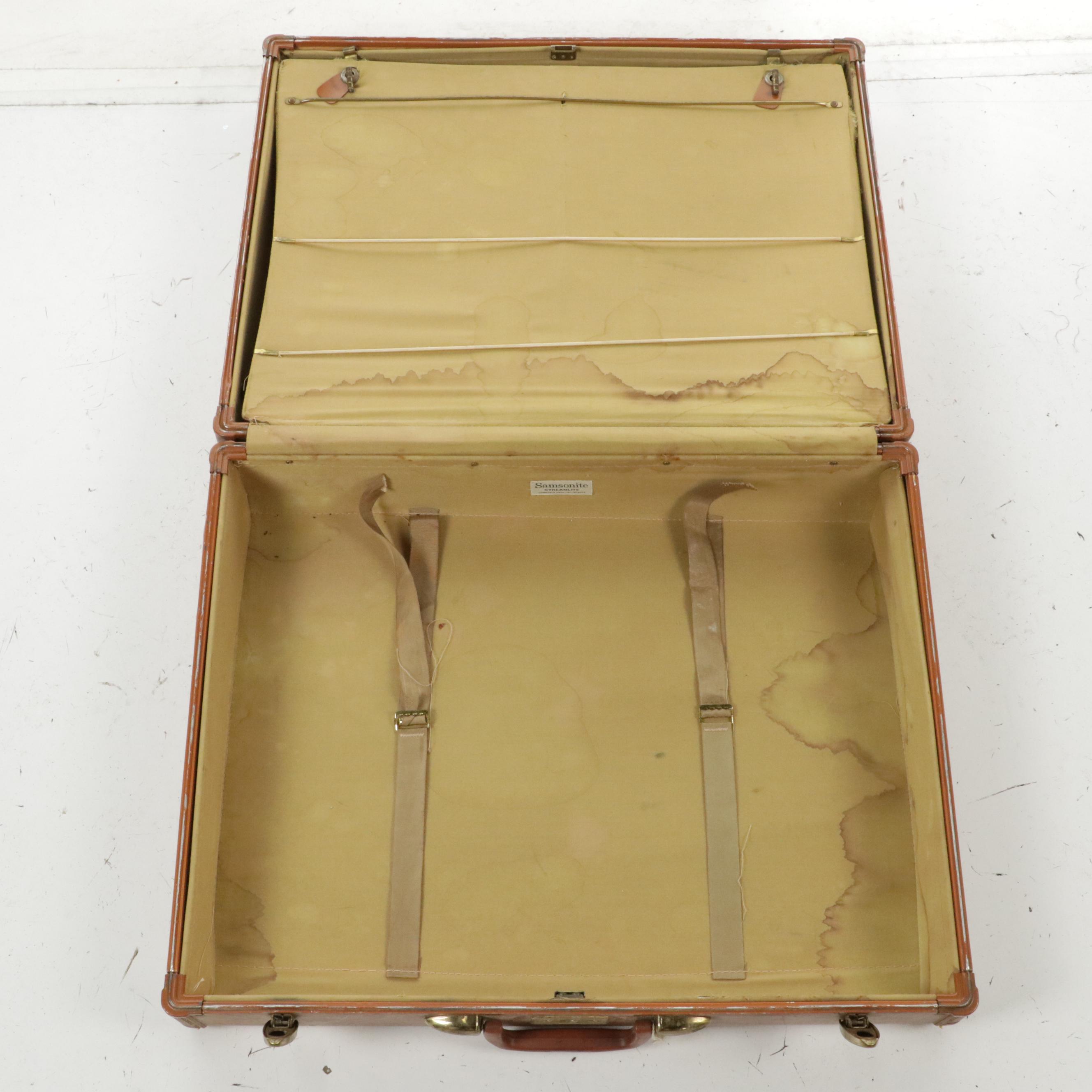 Samsonite Streamlite 3-Piece Luggage Set, Mid-20th Century