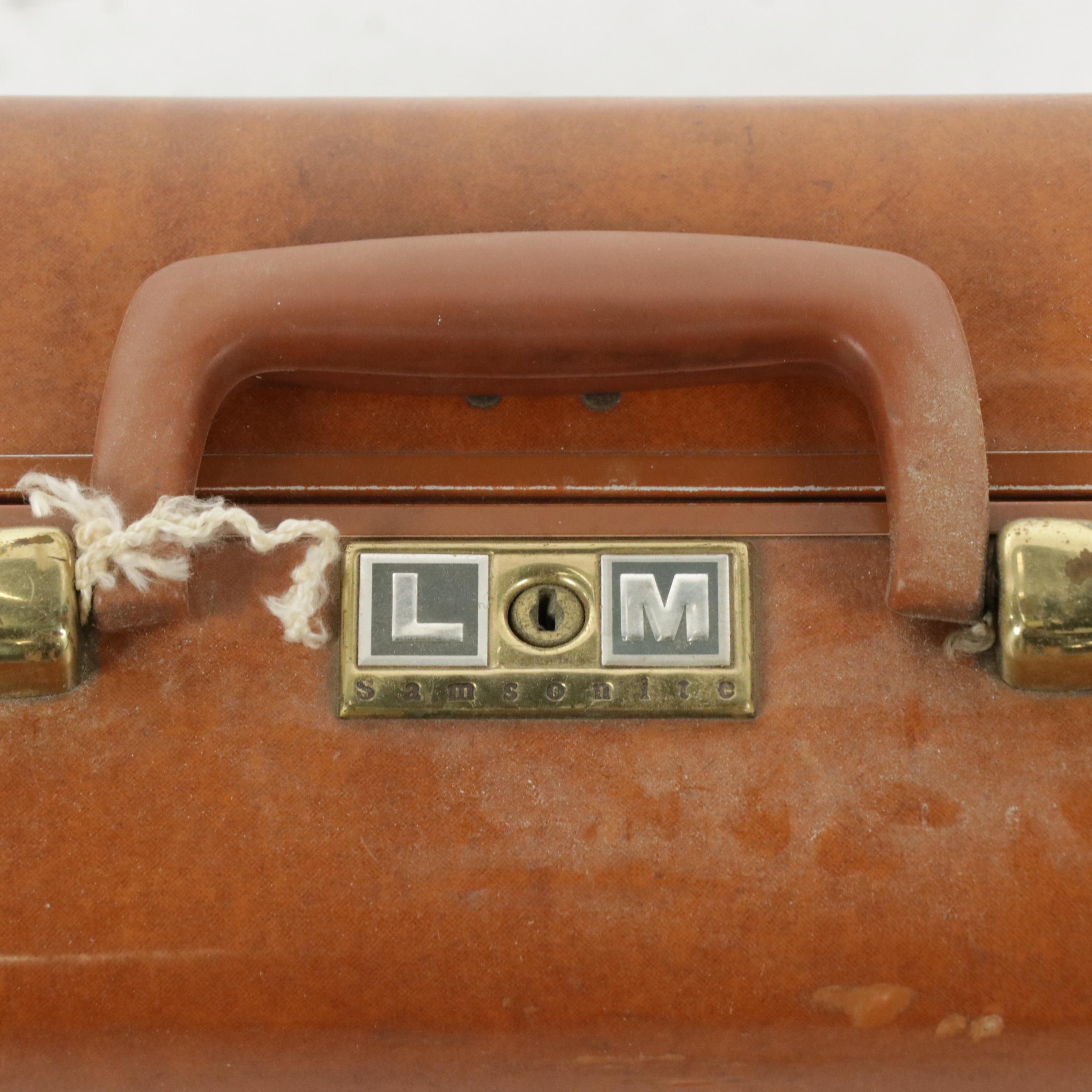 Samsonite Streamlite 3-Piece Luggage Set, Mid-20th Century