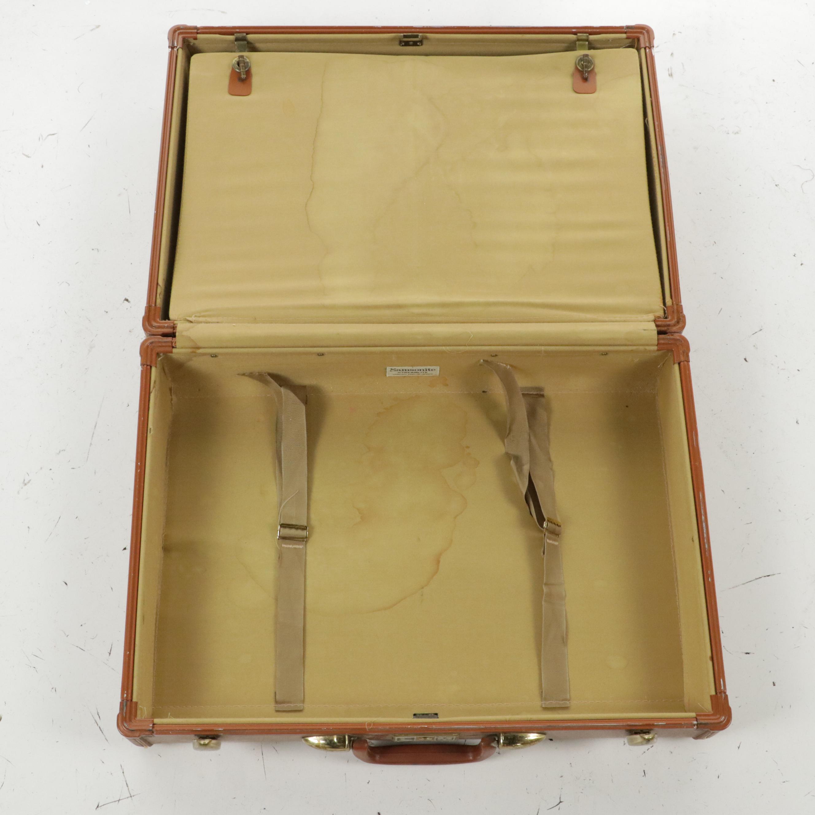 Samsonite Streamlite 3-Piece Luggage Set, Mid-20th Century