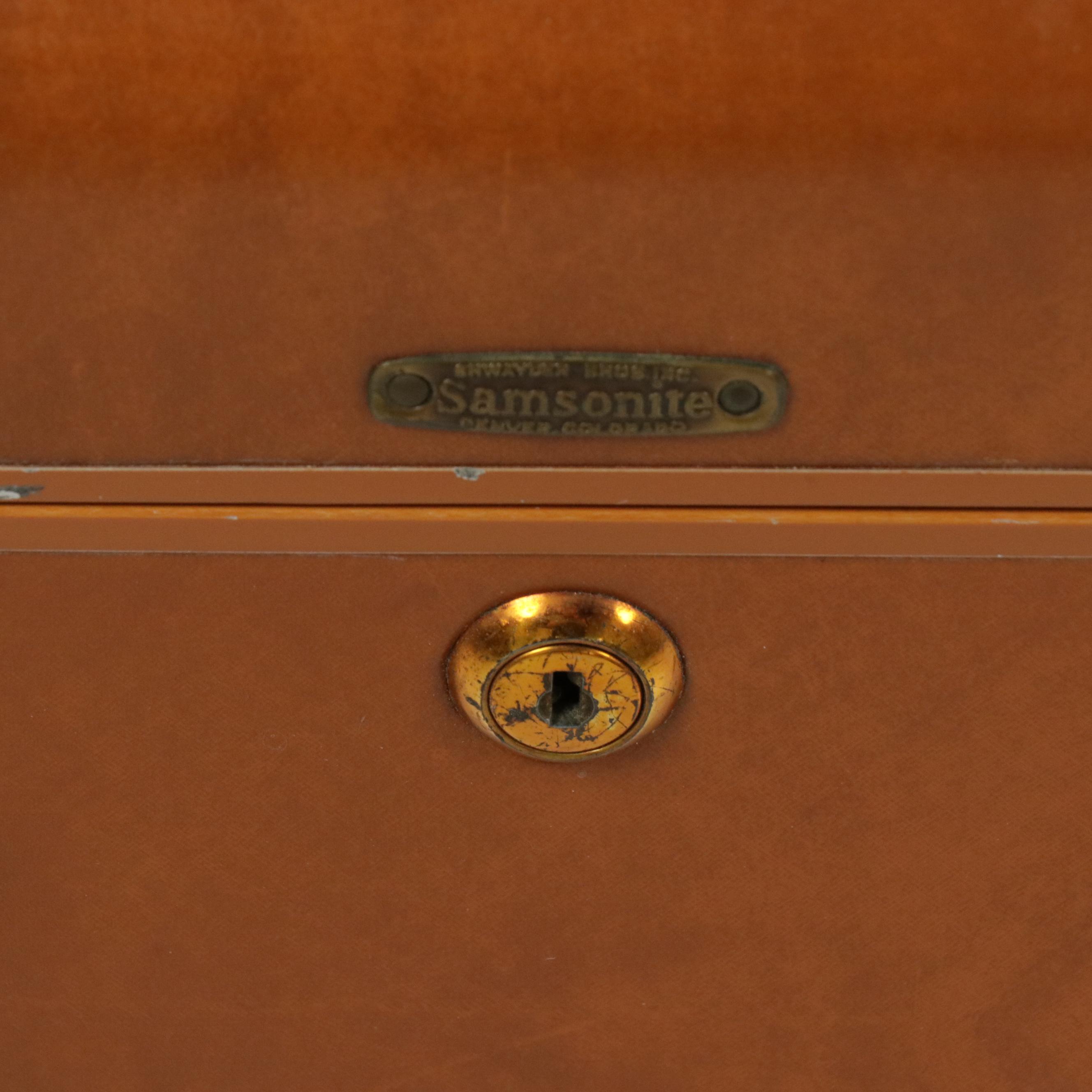 Samsonite Streamlite 3-Piece Luggage Set, Mid-20th Century