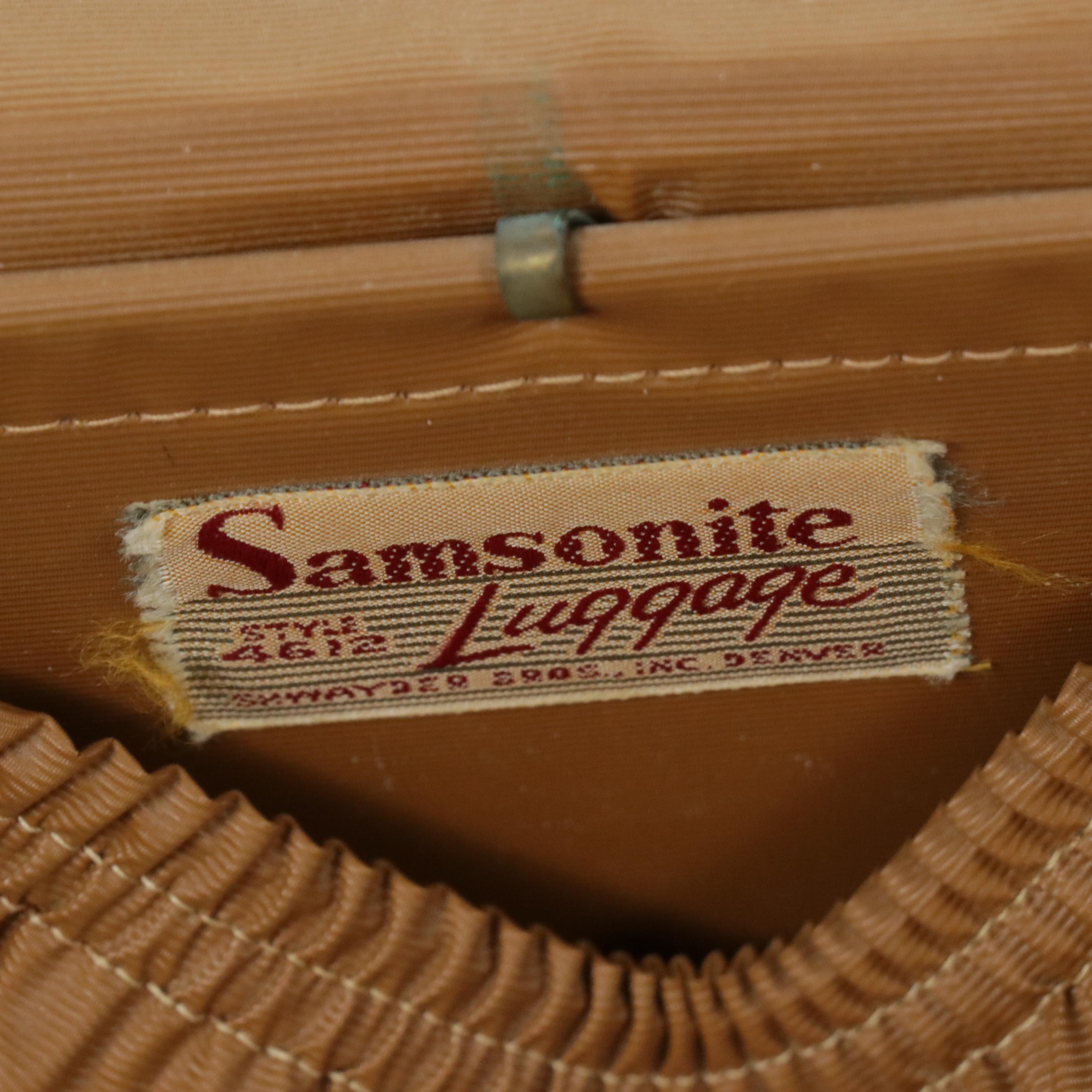 Samsonite Streamlite 3-Piece Luggage Set, Mid-20th Century