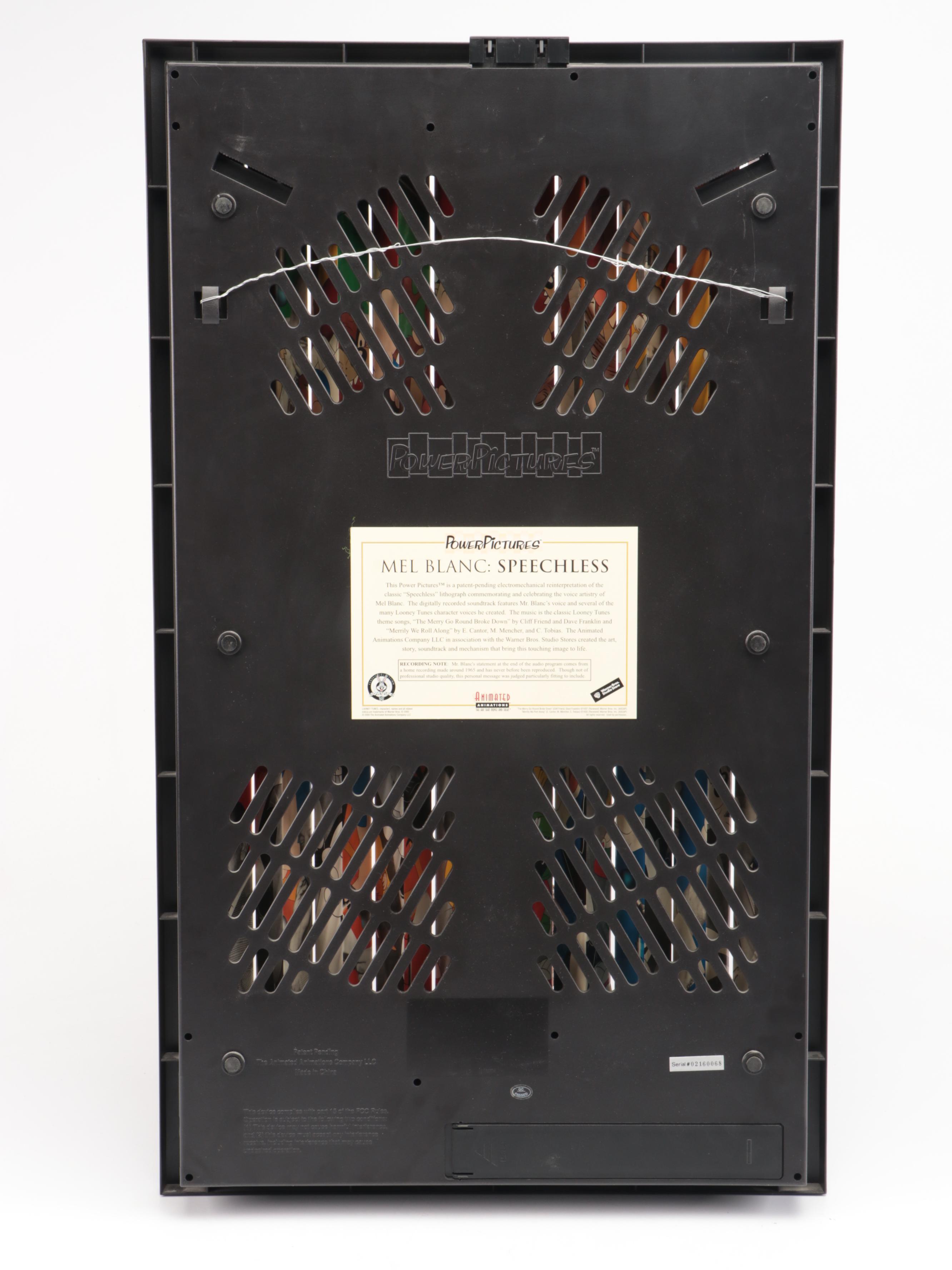 Power Pictures Mel Blanc Tribute Electronic Wall Display