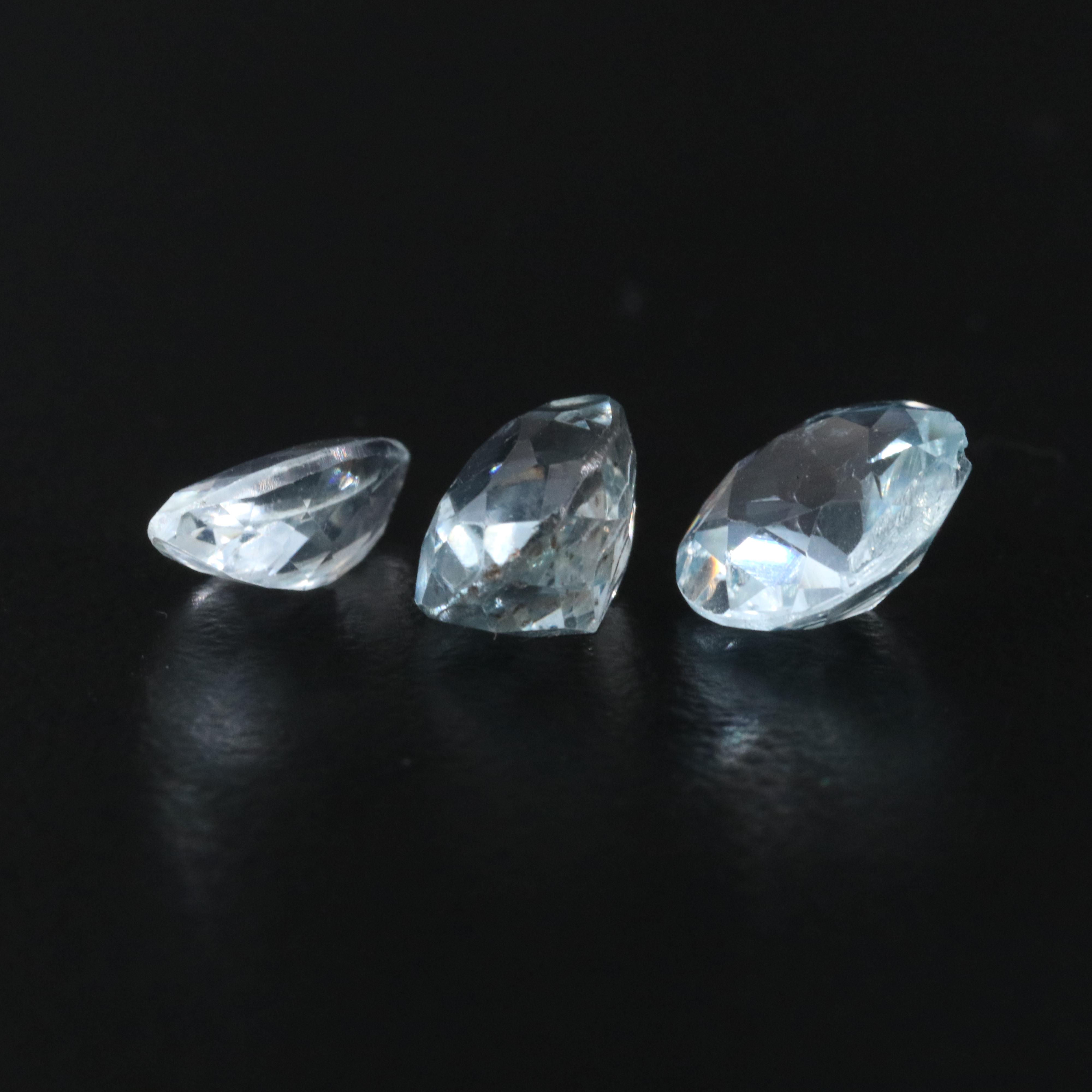 Loose 3.79 CTW Aquamarine Lot