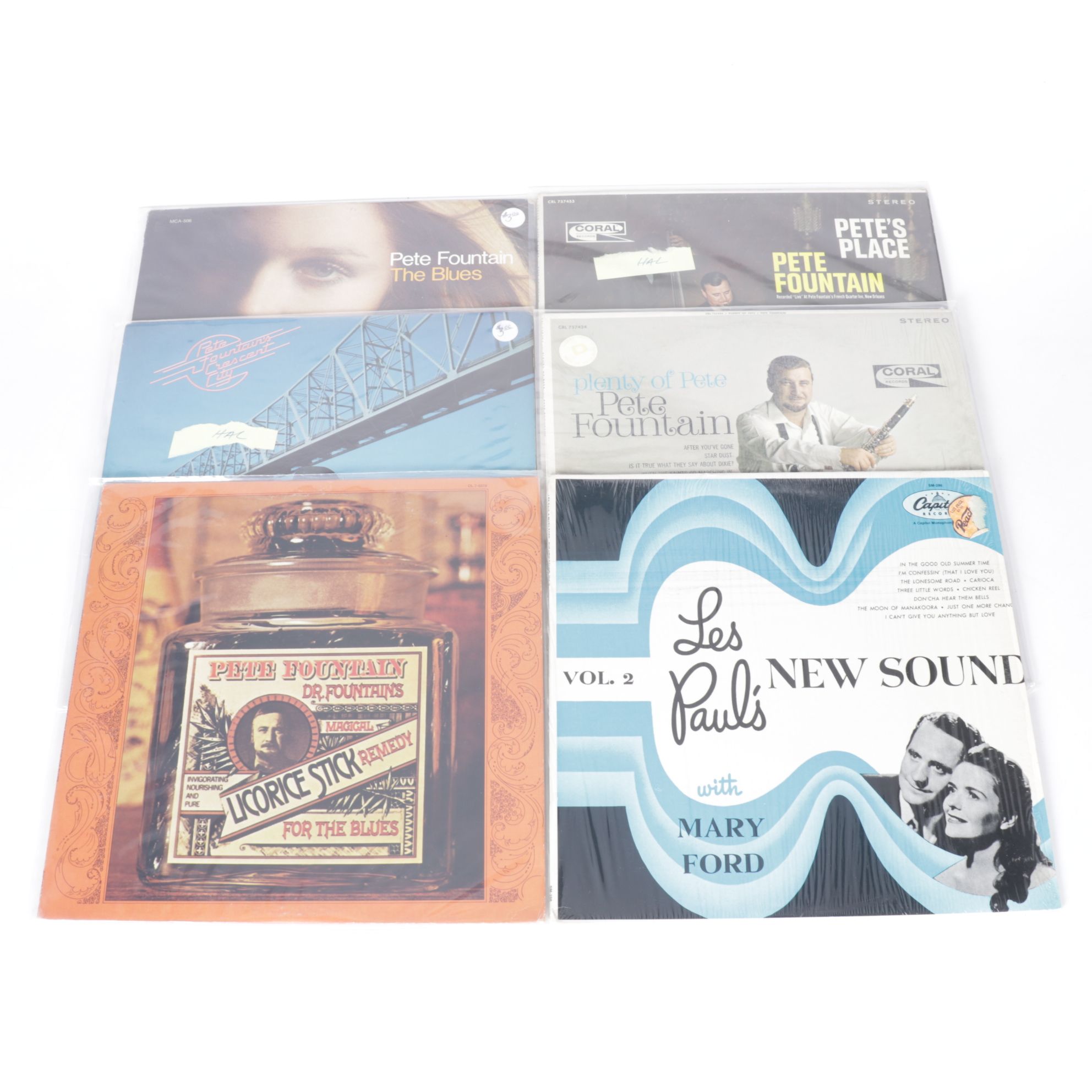 B.B. King, Pete Fountain & Other Jazz Vinyl Record Albums