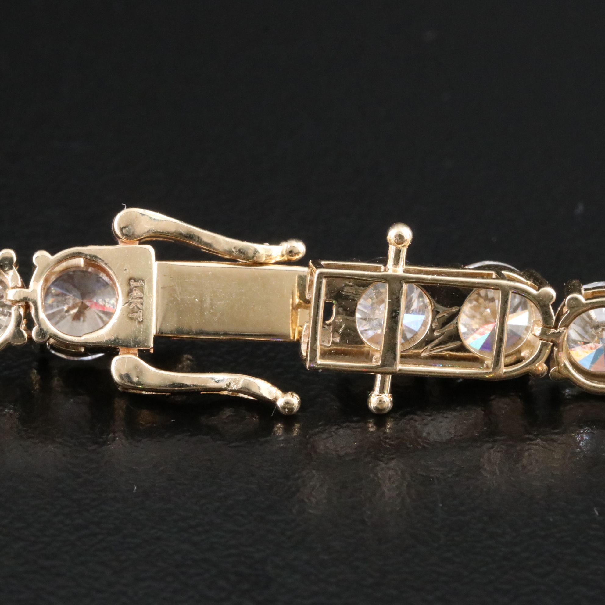 14K 20.31 CTW Lab Grown Diamond Line Bracelet