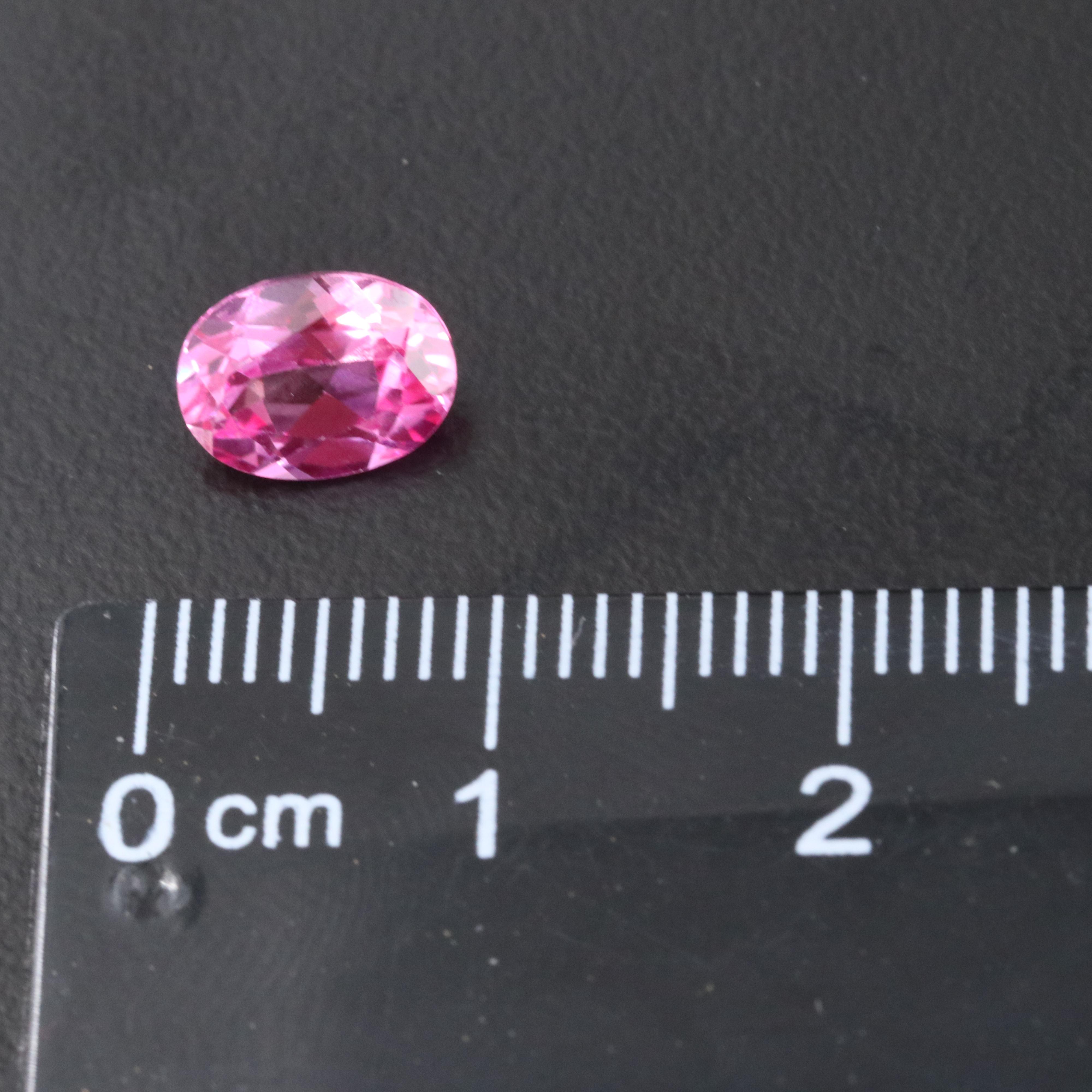 Loose 6.30 CTW Lab Grown Pink Sapphire Lot
