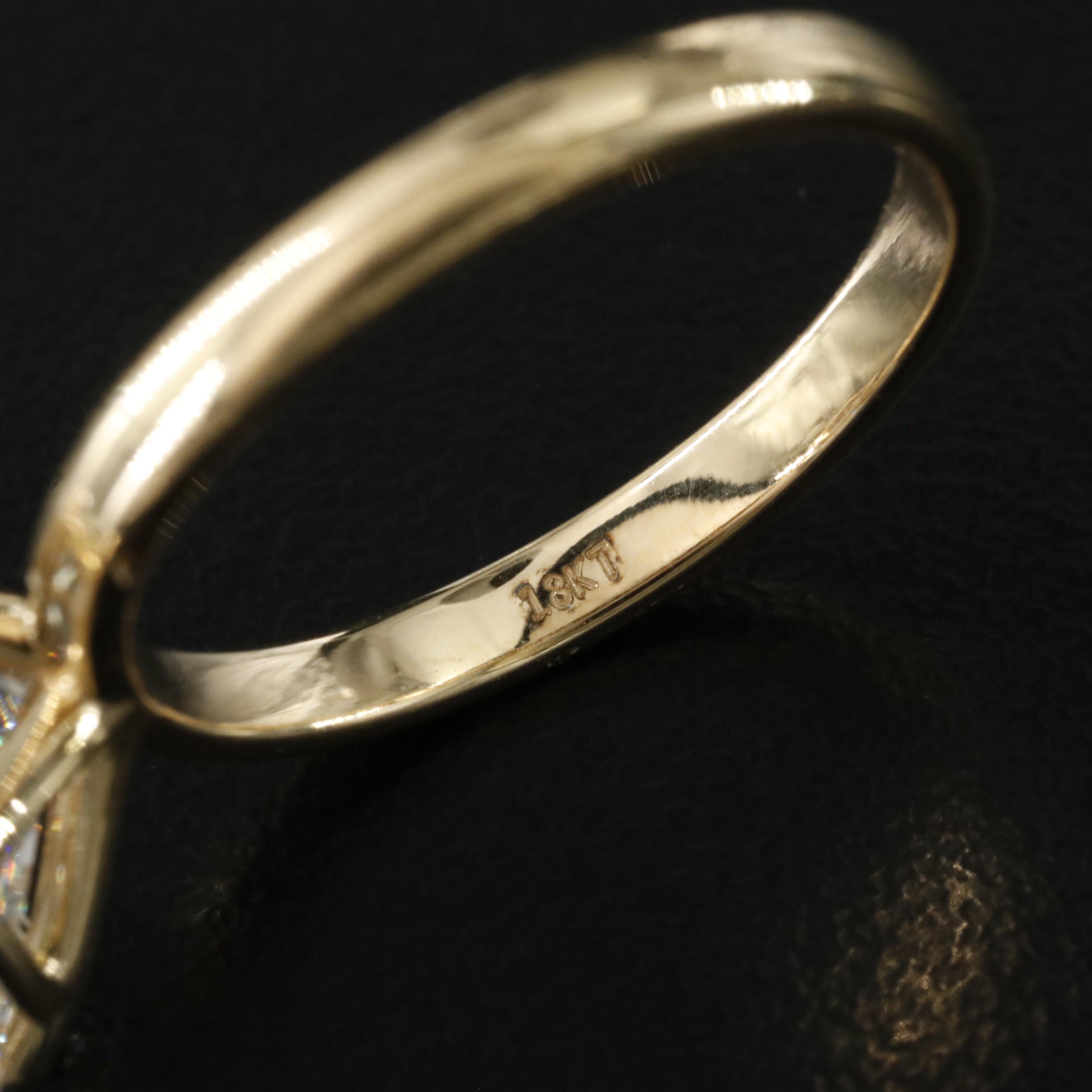 18K 5.09 CT Lab Grown Diamond Solitaire Ring with IGI Report