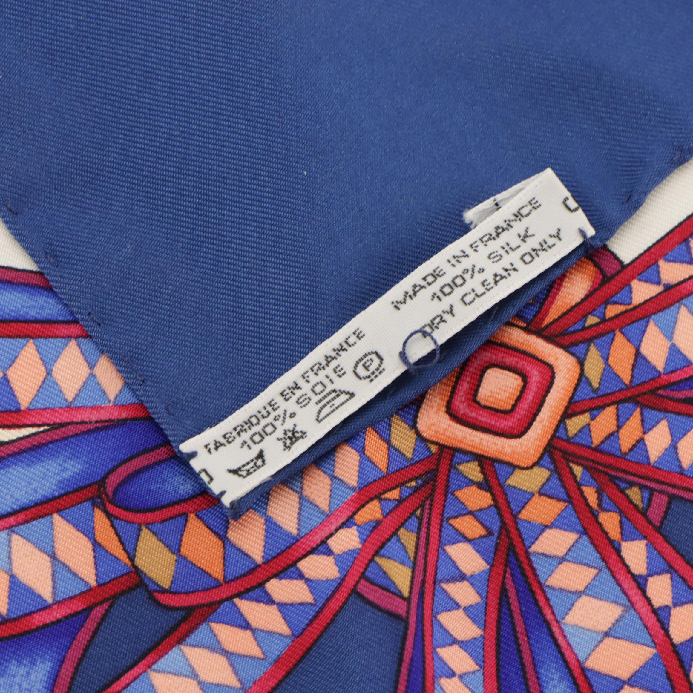 Hermès "Les Rubans du Cheval" Scarf 90 in Silk Twill