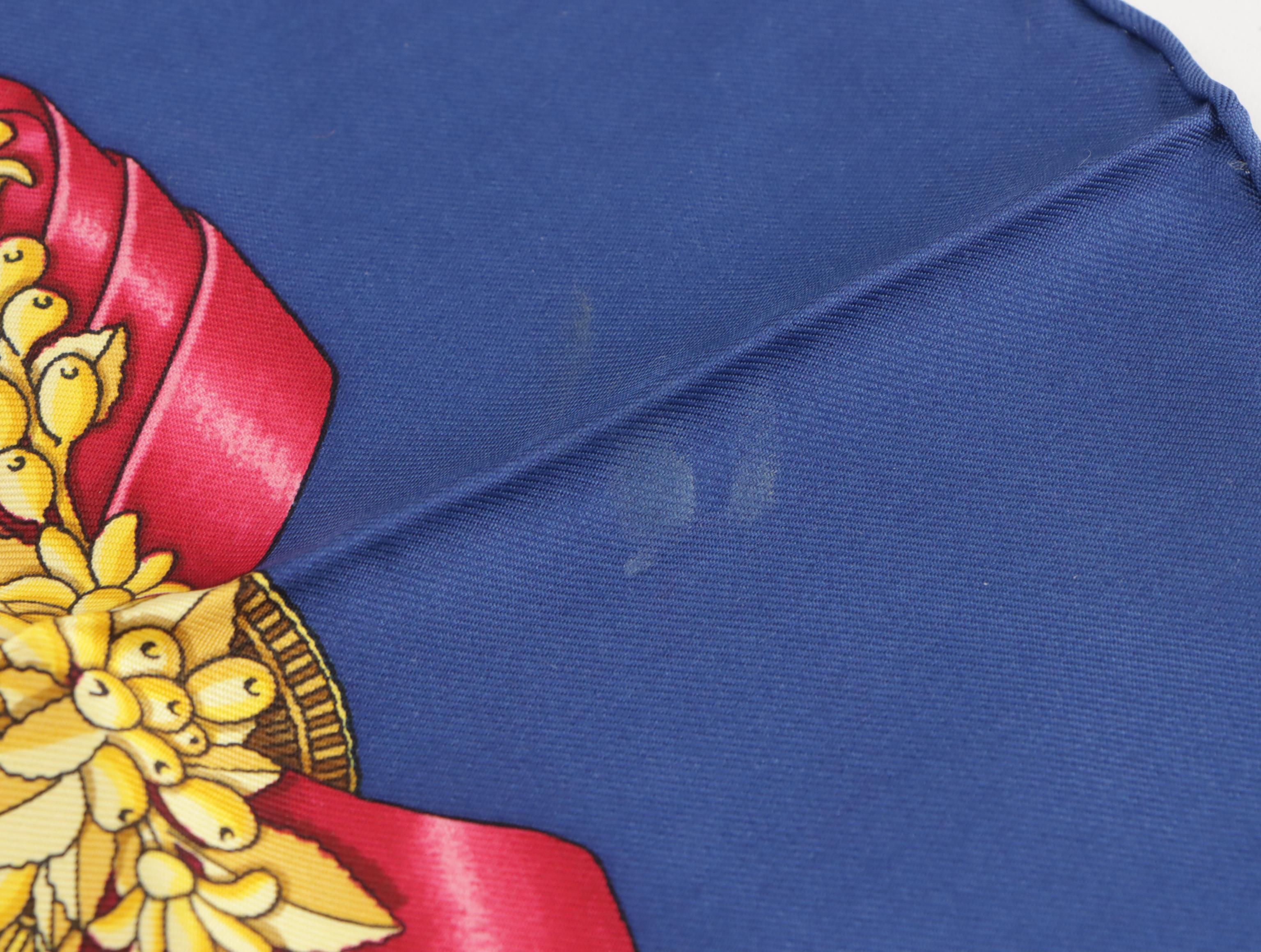 Hermès "Les Rubans du Cheval" Scarf 90 in Silk Twill