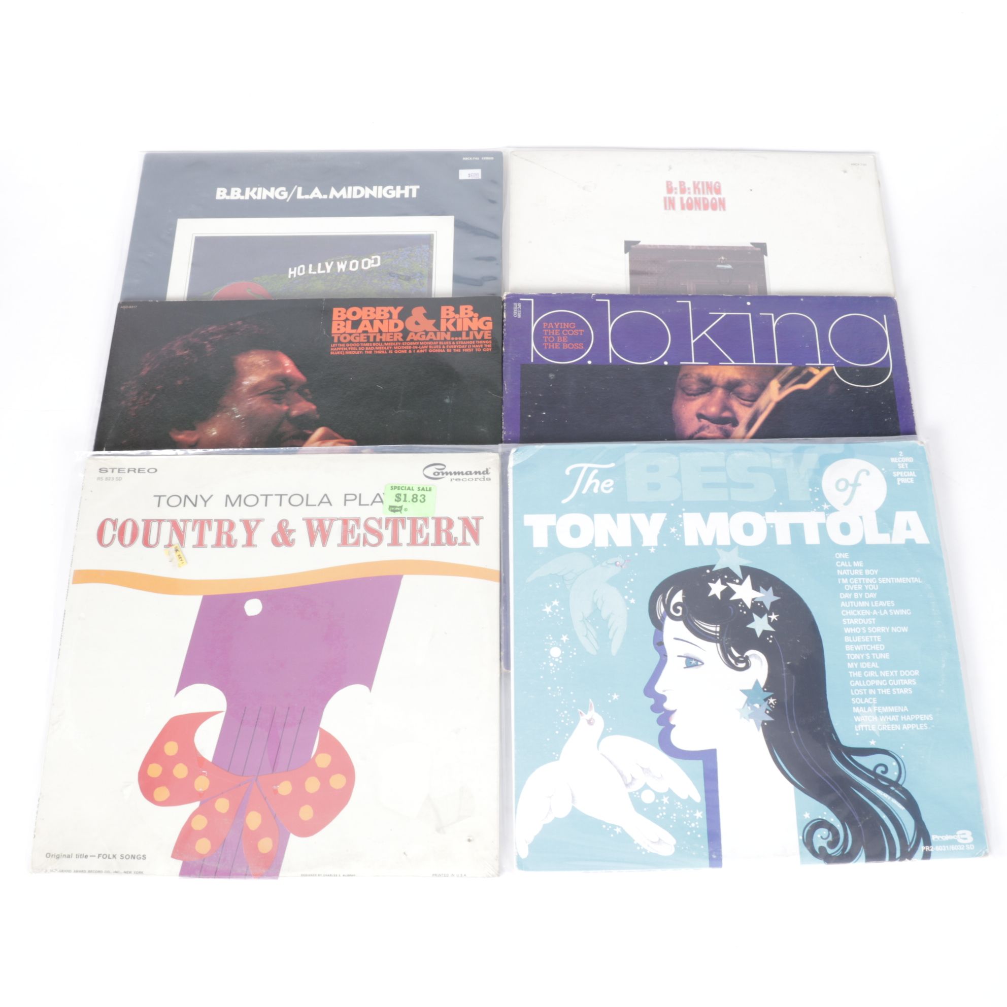 B.B. King, Tony Mottola, Chet Atkins and More Vinyl Record Albums