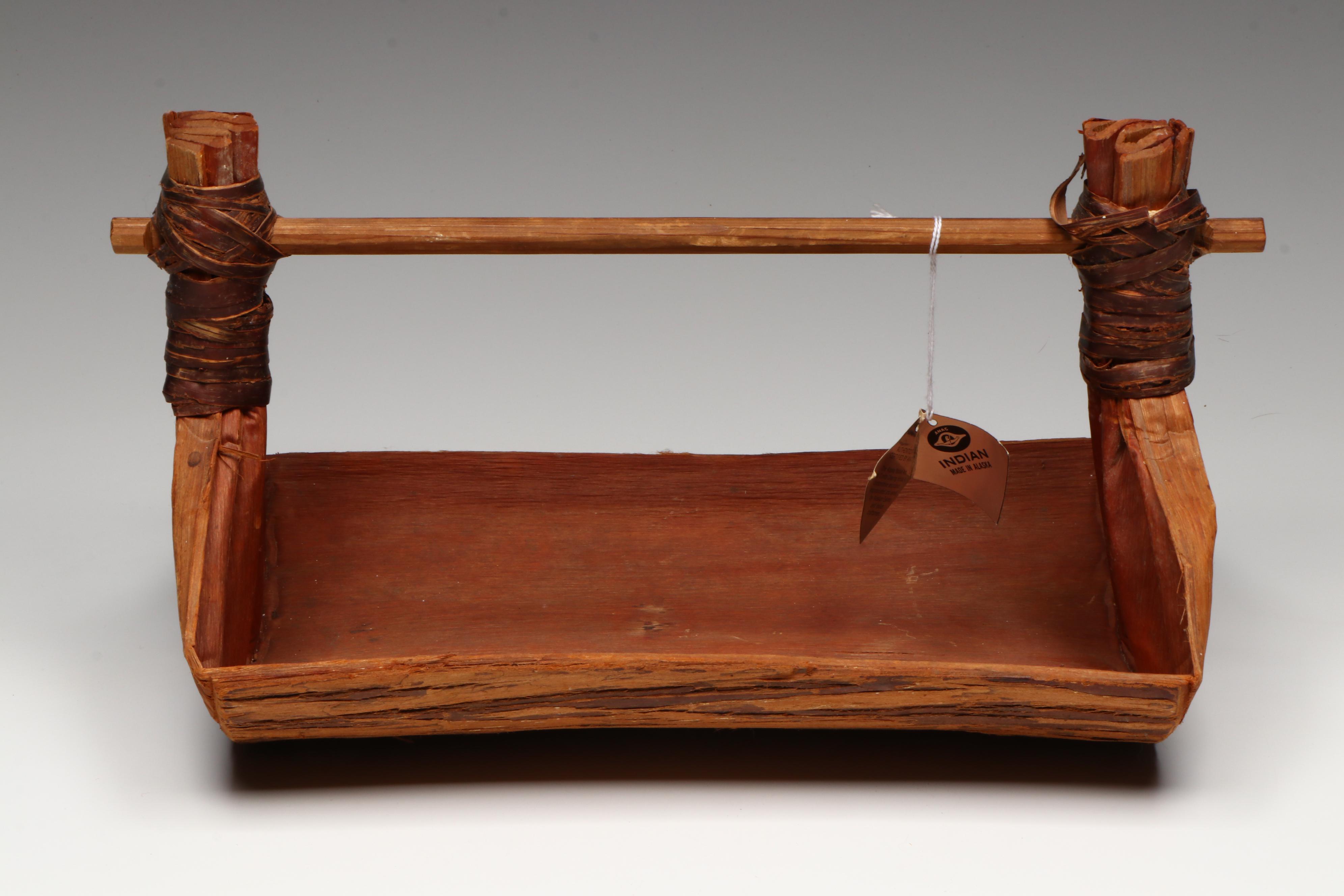 Two Indigenous Sub-Arctic Canoe Bailers, 20th Century