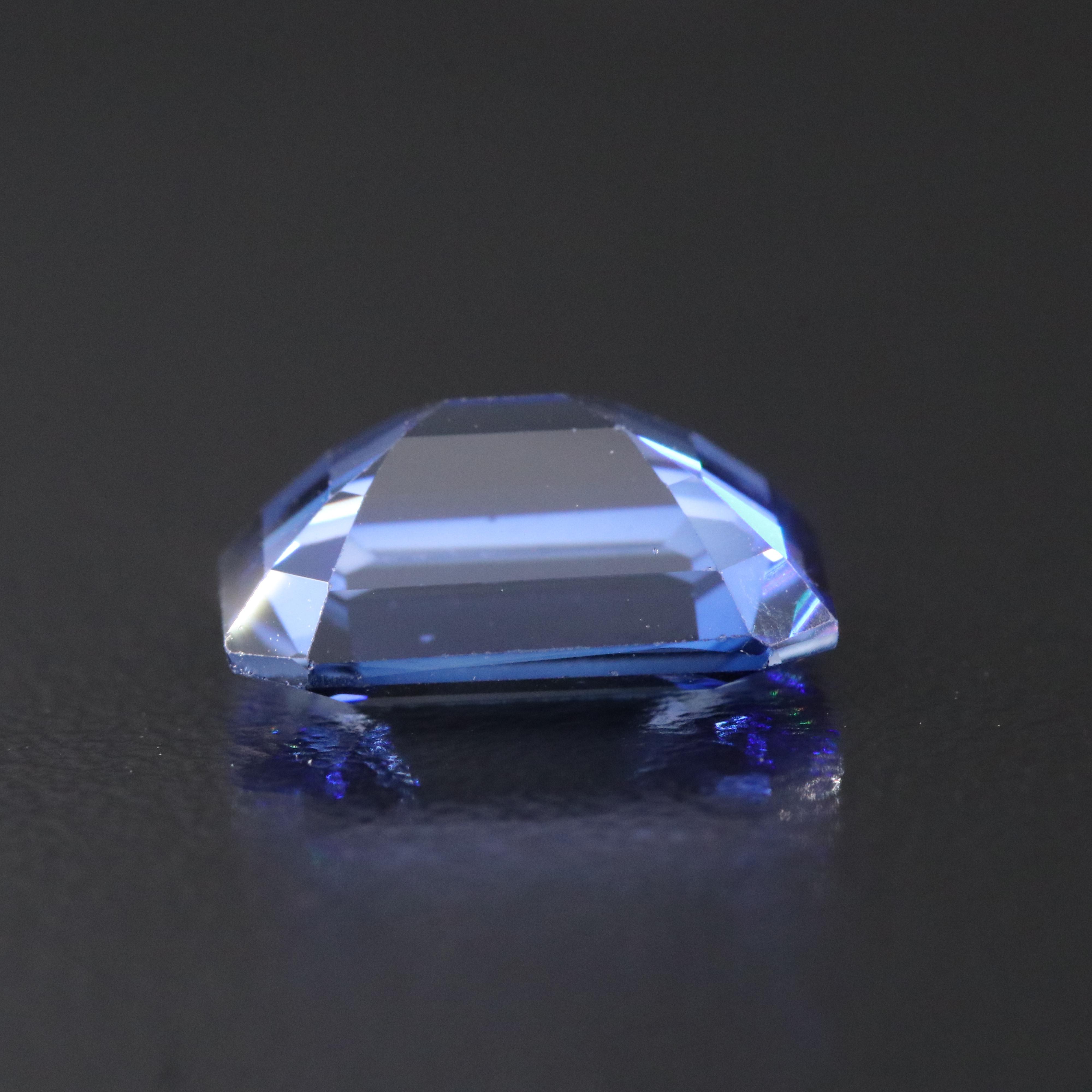 Loose 6.64 CT Lab Grown Sapphire