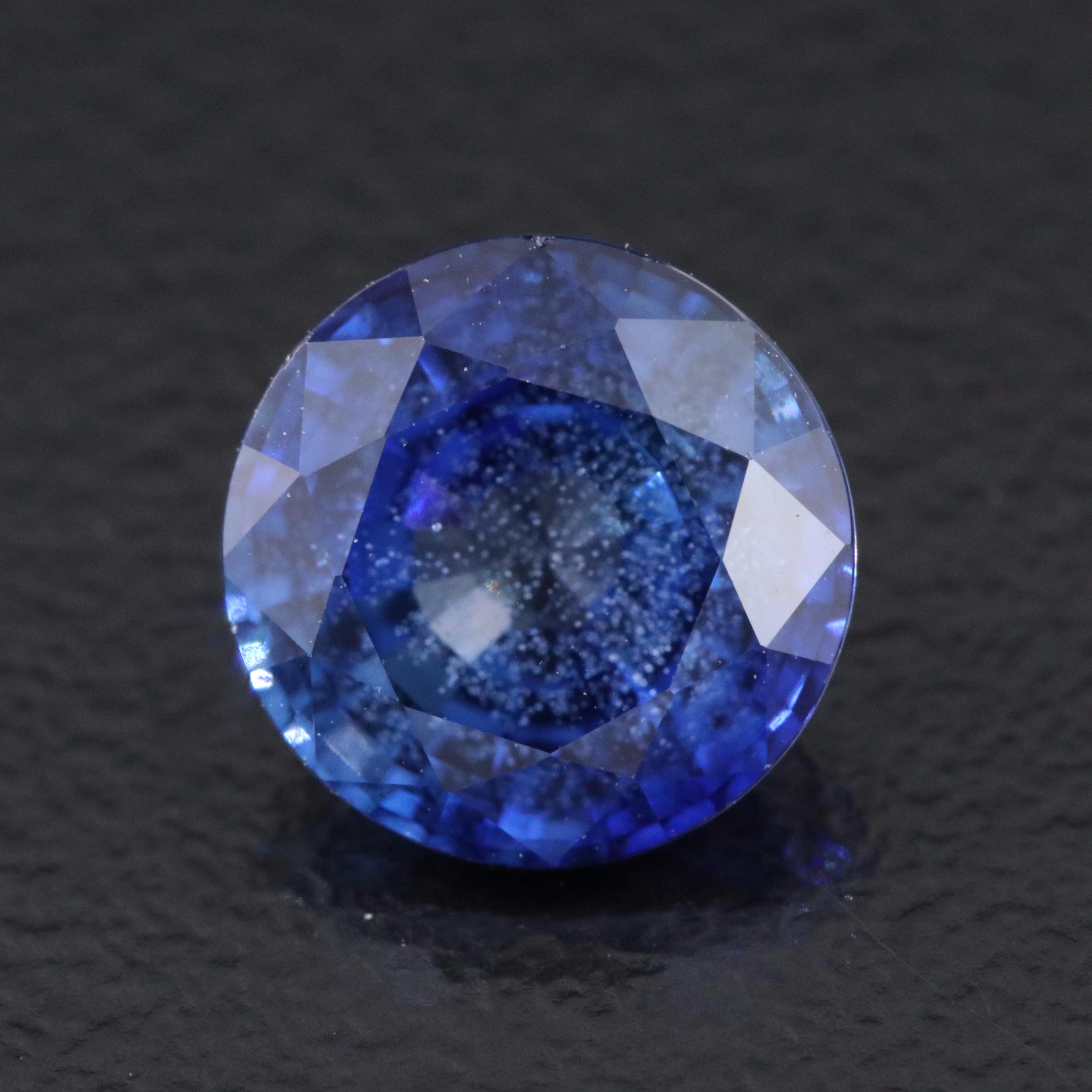 Loose 2.62 CT Lab Grown Sapphire