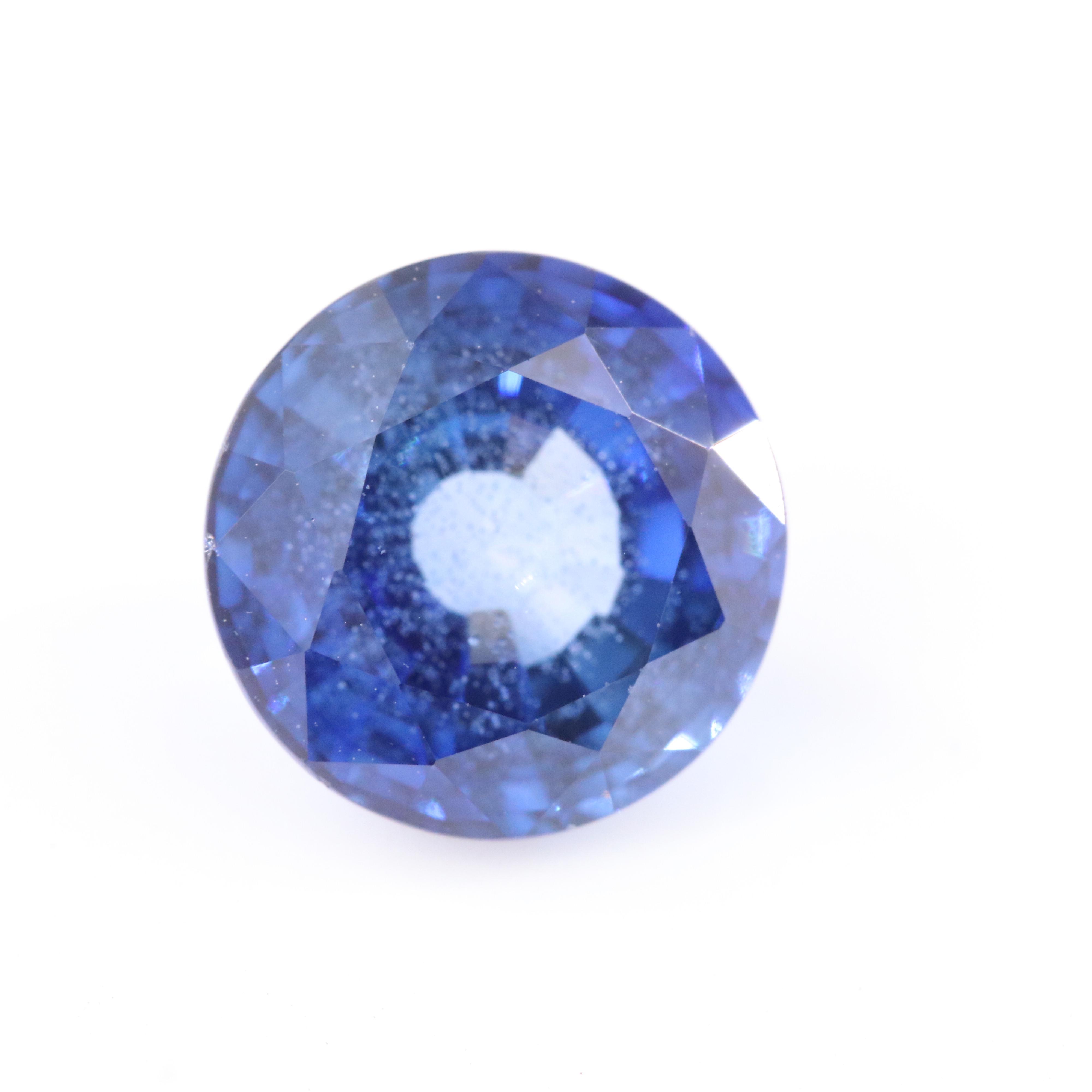 Loose 2.62 CT Lab Grown Sapphire