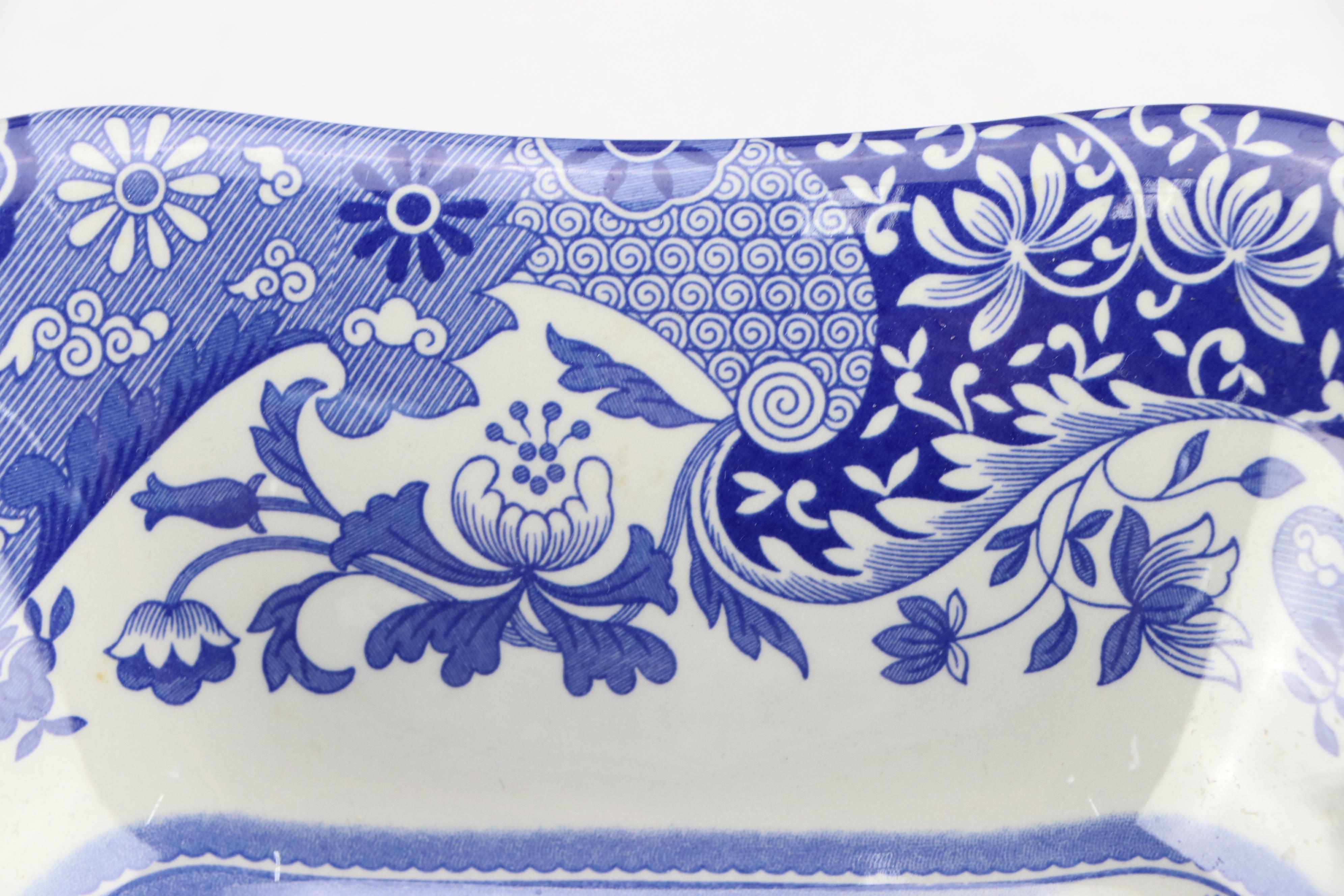 Spode "Italian" Blue and White Ceramic Dinnerware and Serving Pieces