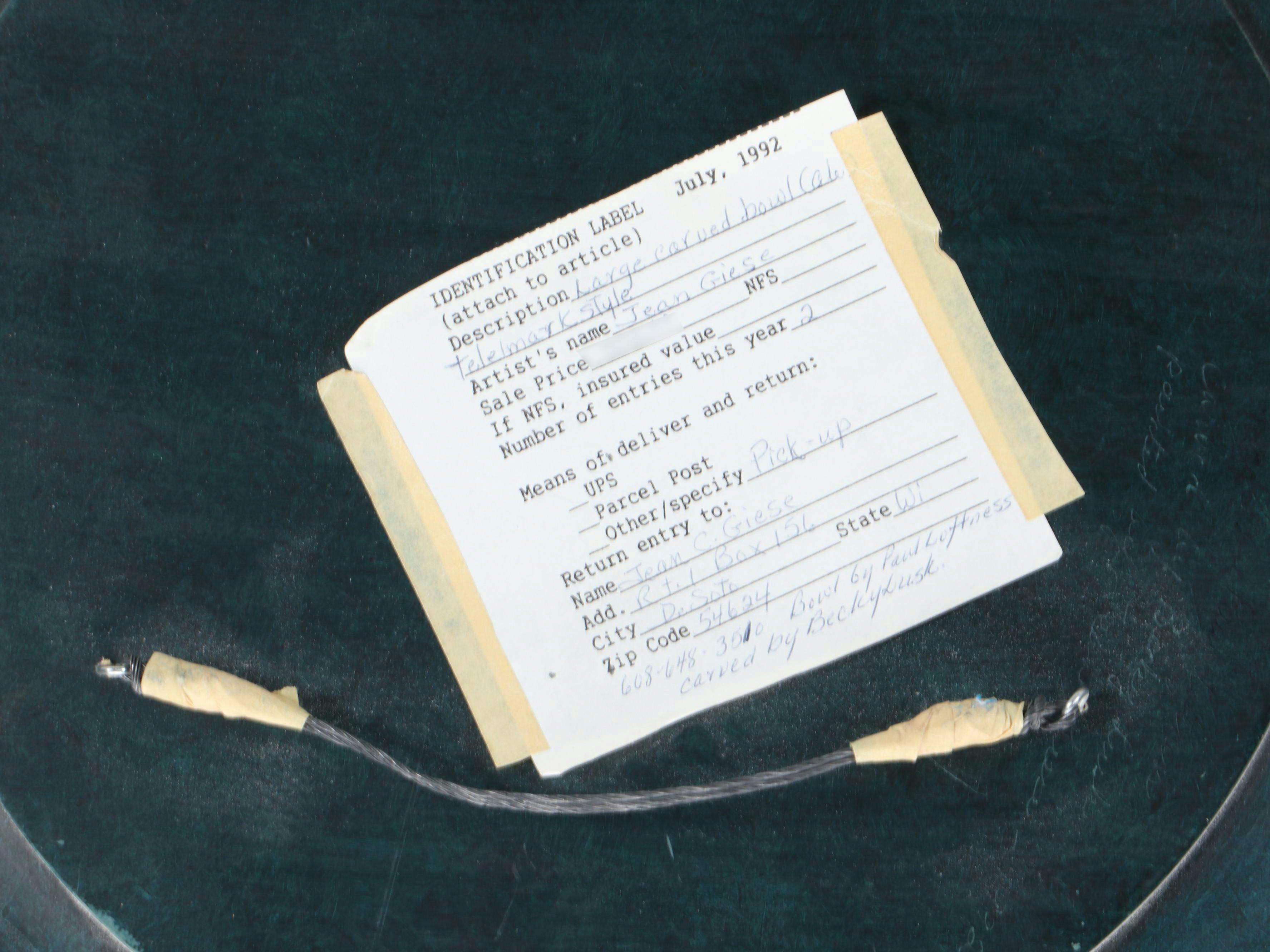 Jean C. Griese Rosemaling Carved Wood Wall Décor