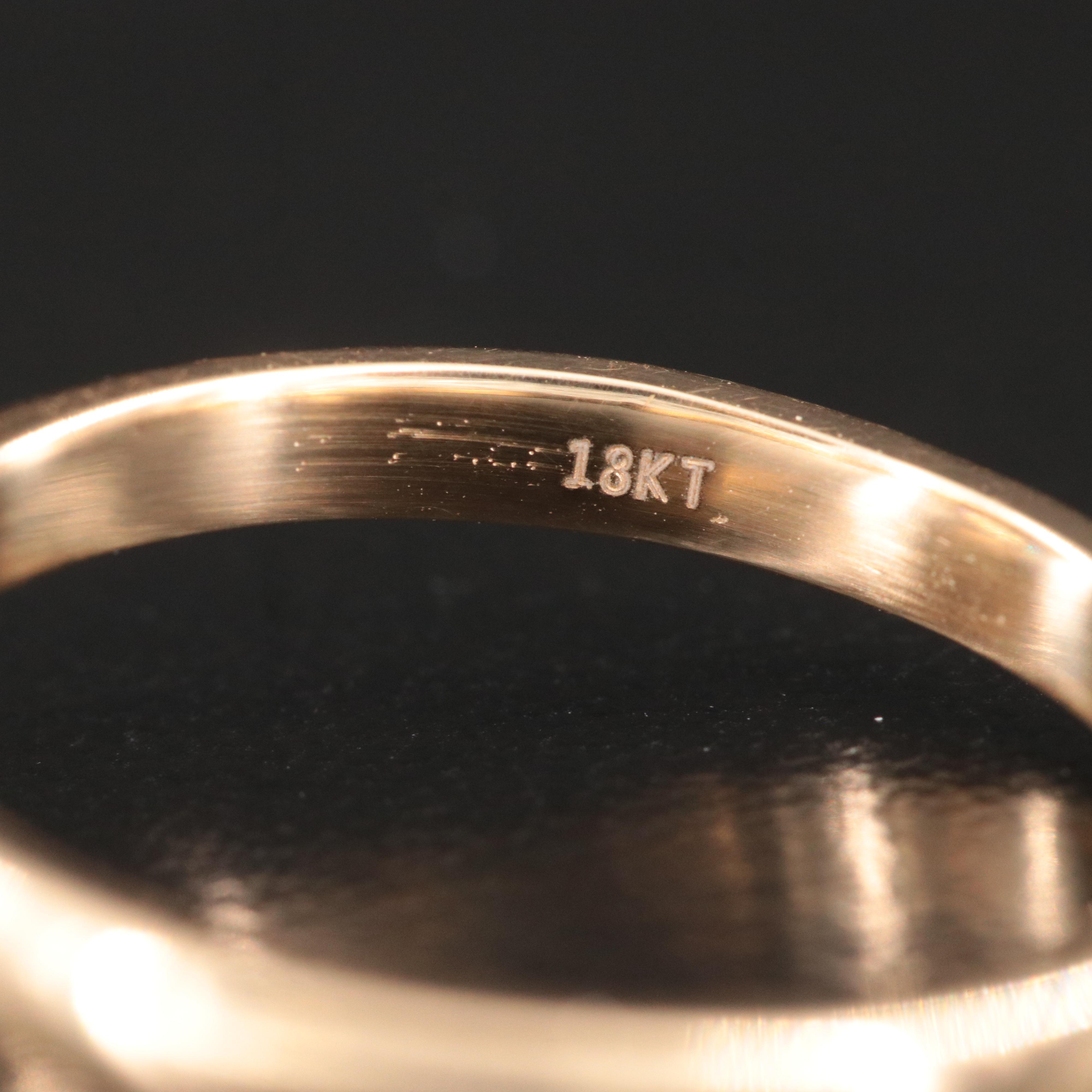 18K 4.96 CT Lab Grown Diamond Solitaire Ring with IGI Report