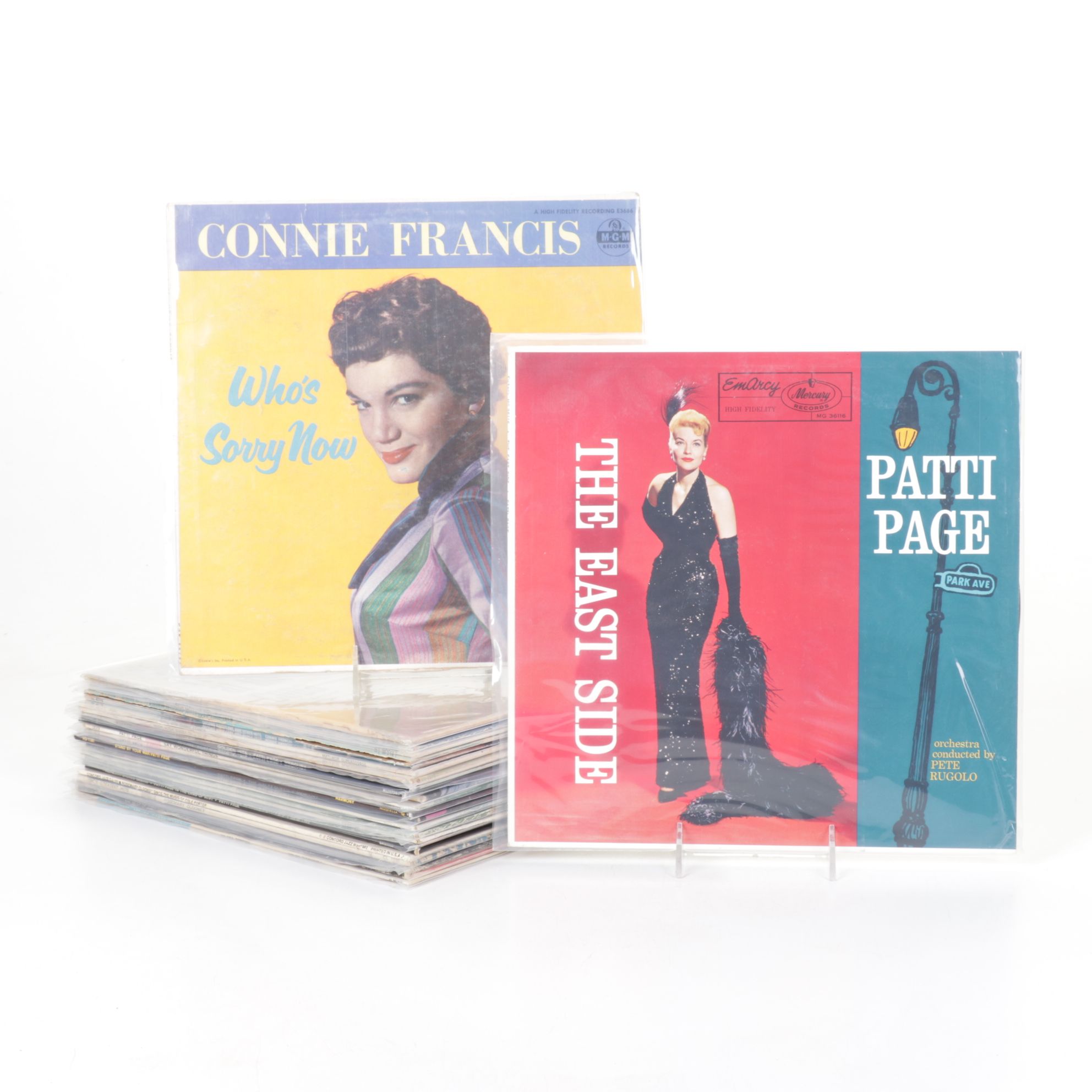 Connie Francis, Patti Page, Rosemary Clooney & Judy Garland Vinyl Records