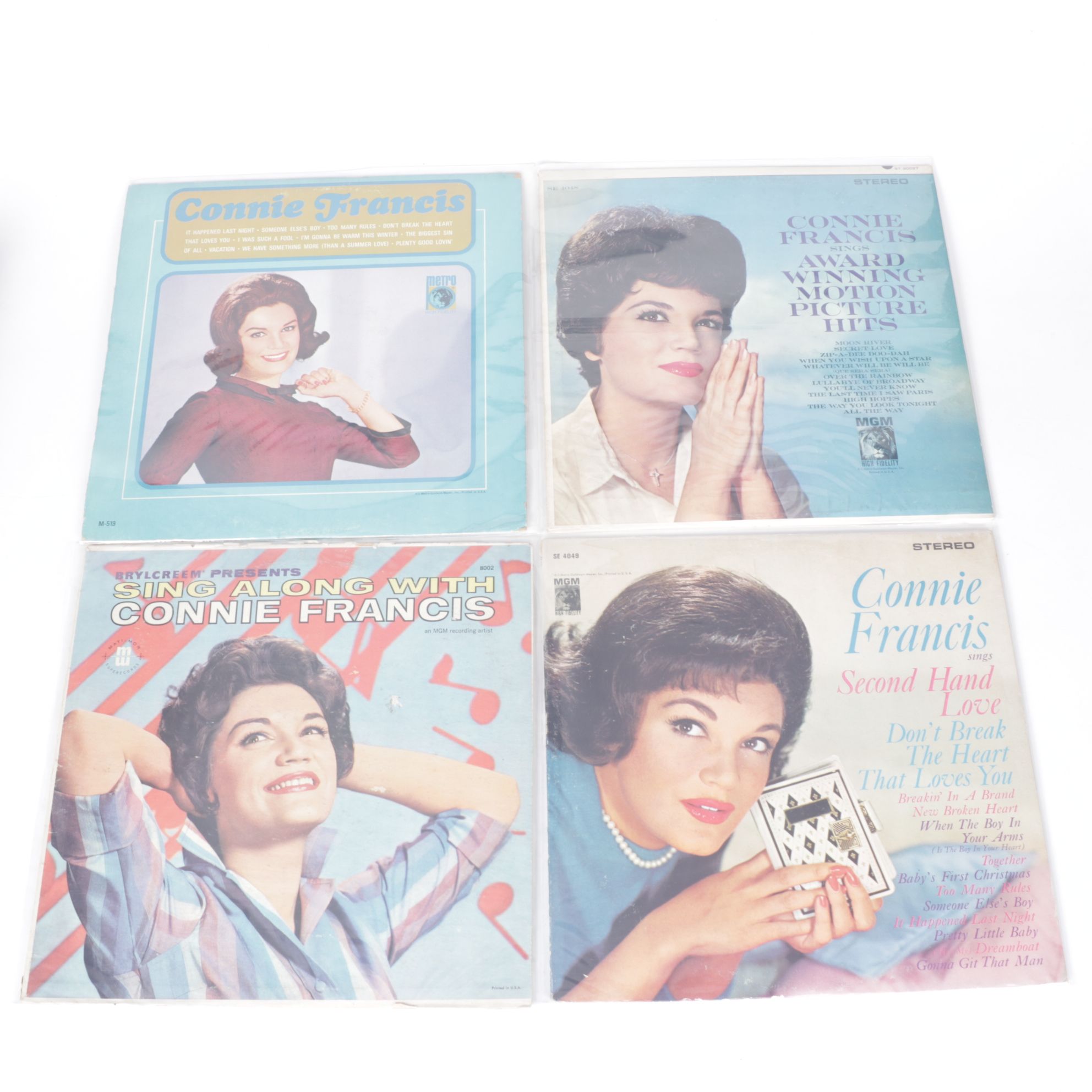 Connie Francis, Patti Page, Rosemary Clooney & Judy Garland Vinyl Records