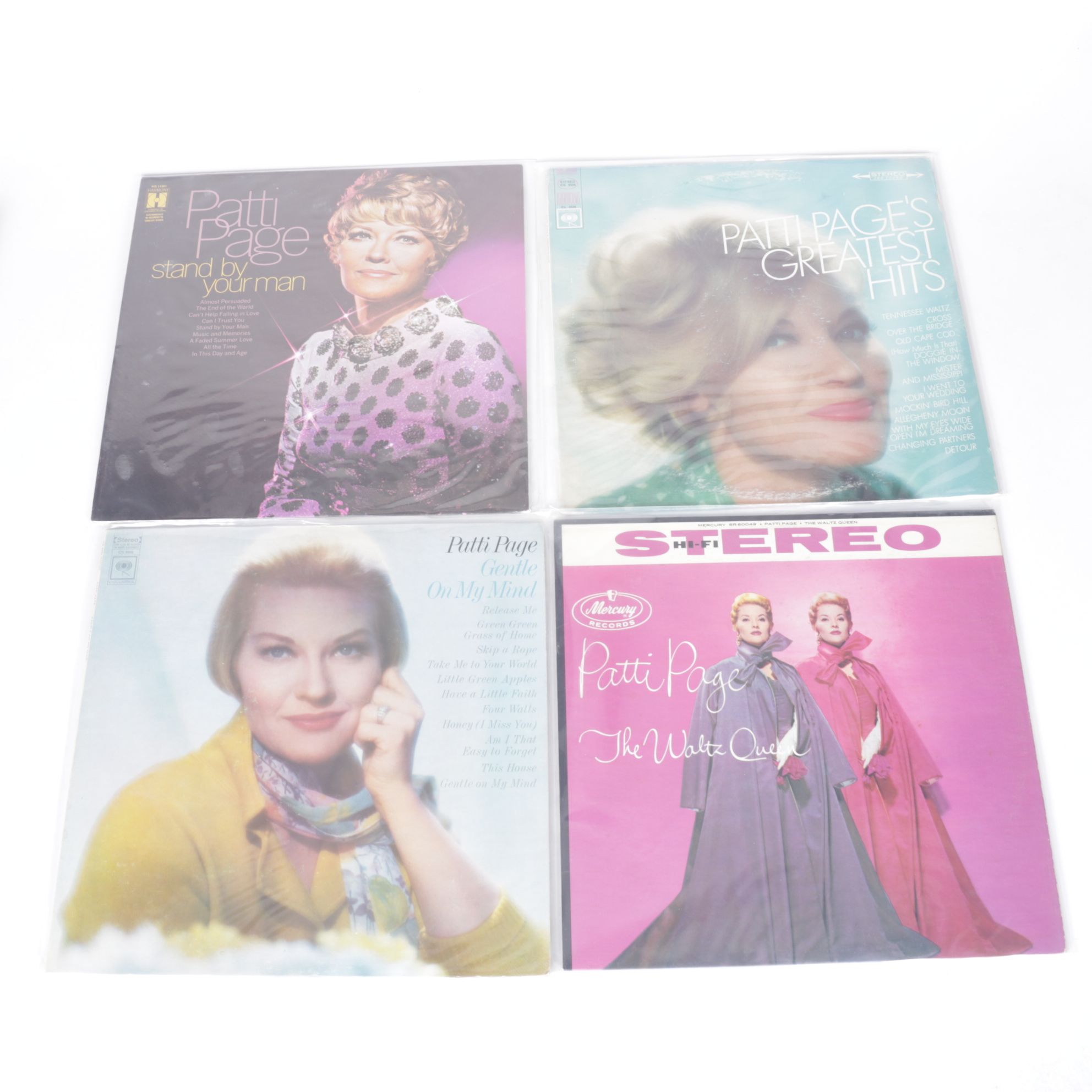 Connie Francis, Patti Page, Rosemary Clooney & Judy Garland Vinyl Records