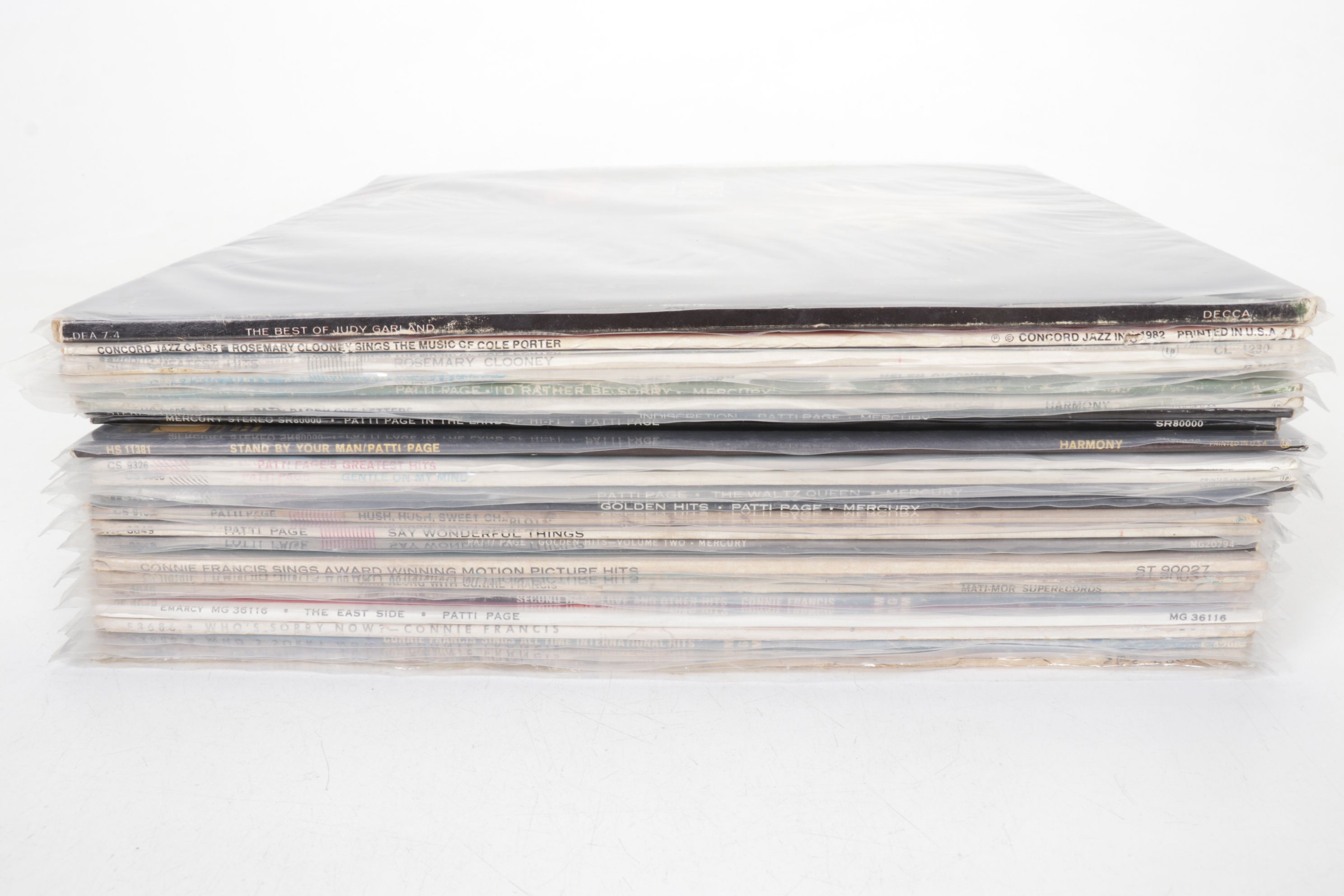 Connie Francis, Patti Page, Rosemary Clooney & Judy Garland Vinyl Records
