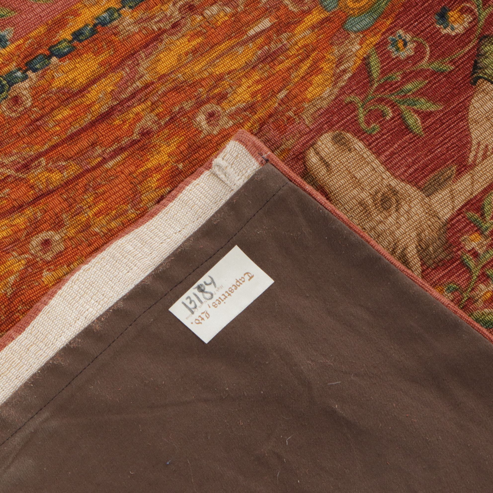 Jacquard Wall Tapestry After The Lady and The Unicorn, 20th Century